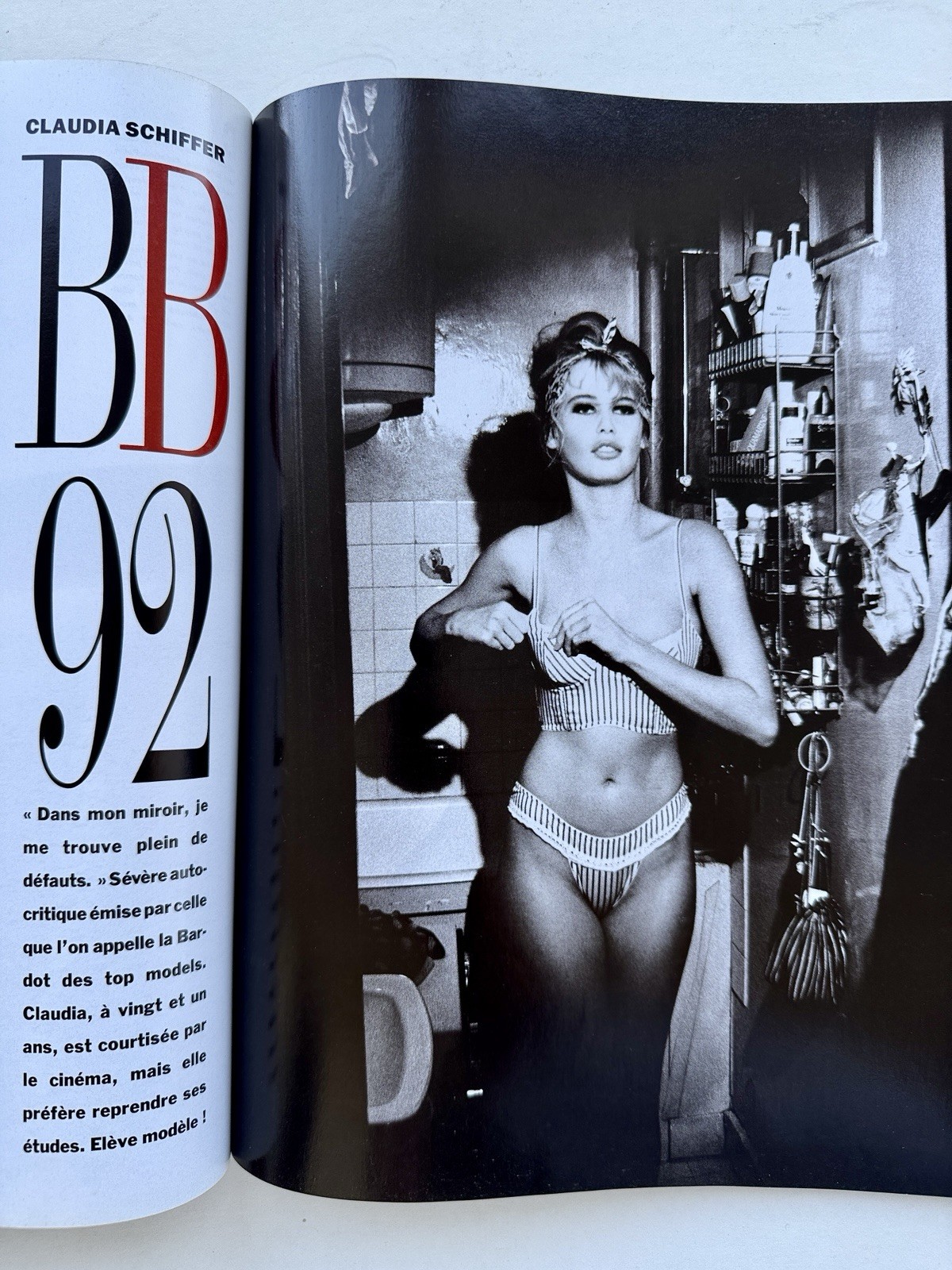Vogue Hommes No. 151 Jul Aug 1992 Brigitte Bardot Claudia Schiffer Versace