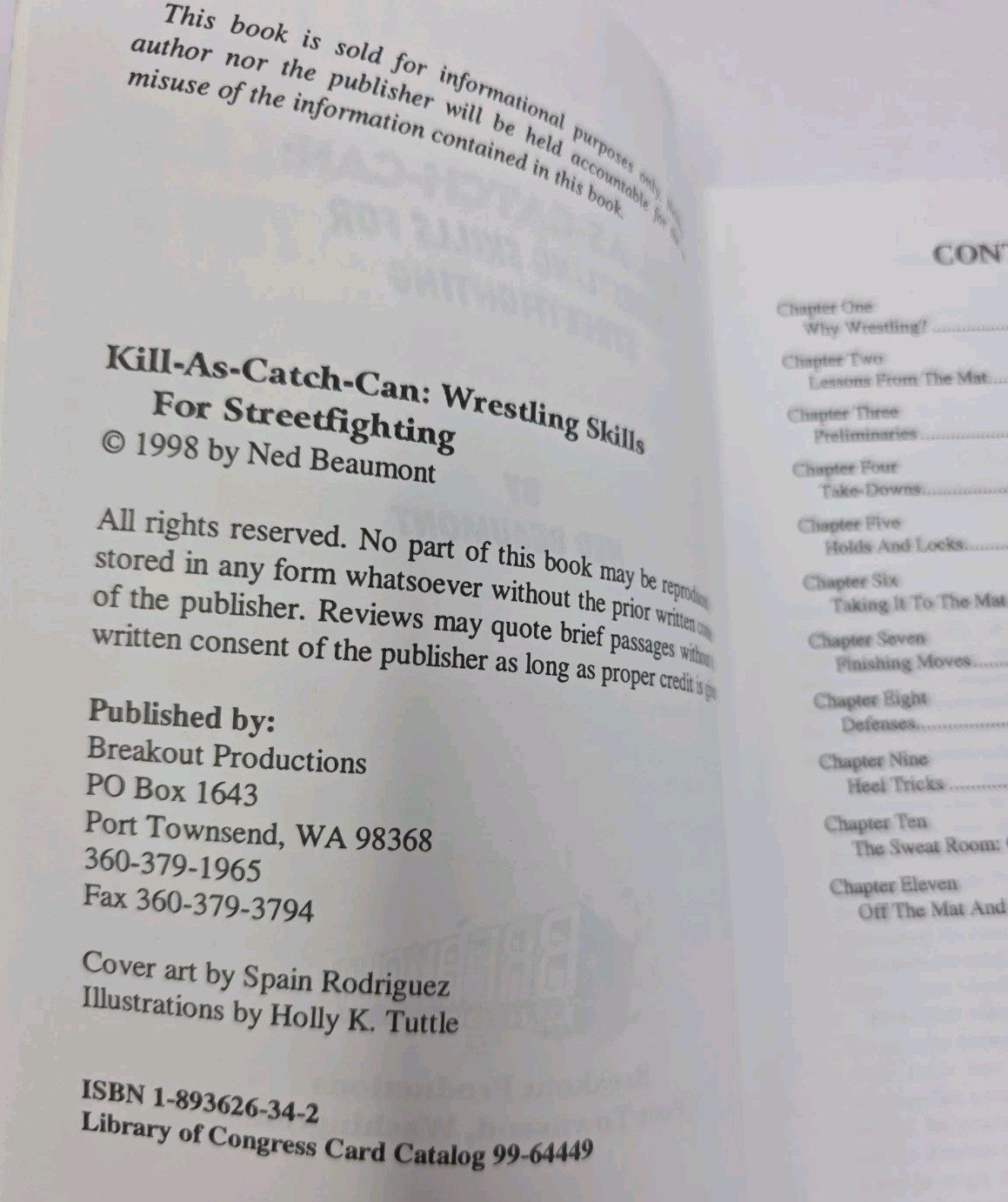 Kill-As-Catch-Can: Wrestling Skills for Streetfighting