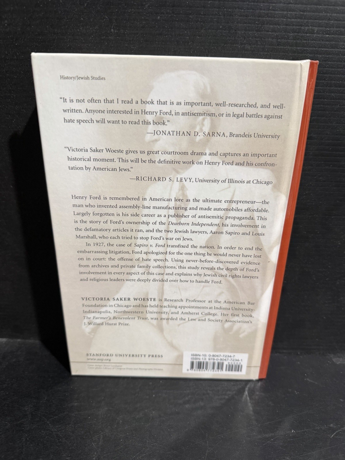 Henry Ford’s War on Jews and the Legal Battle… by Victoria Woeste HC 2012