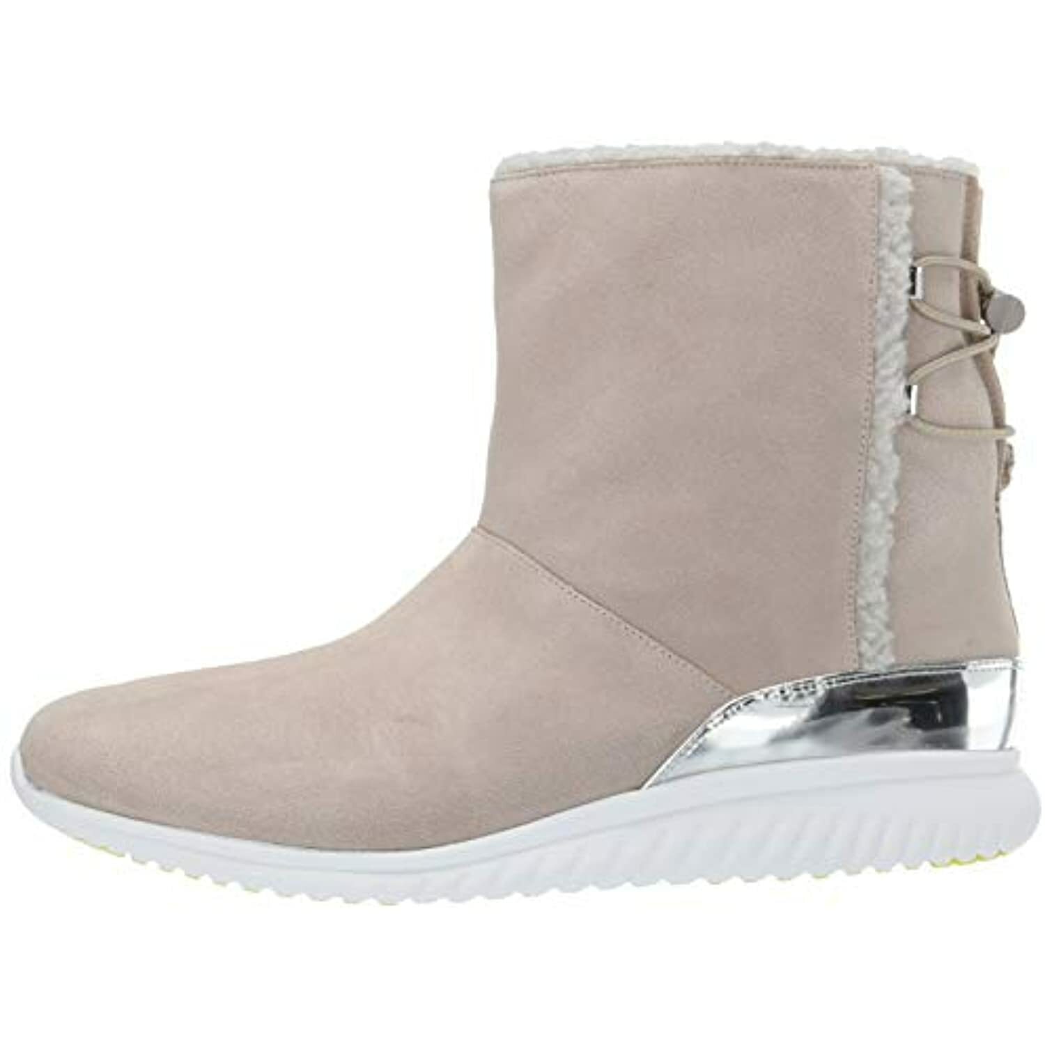 Cole Haan Women’s Studiogrand Slip on Boot Ankle DOVE SUEDE WATER PROOF 8 B US