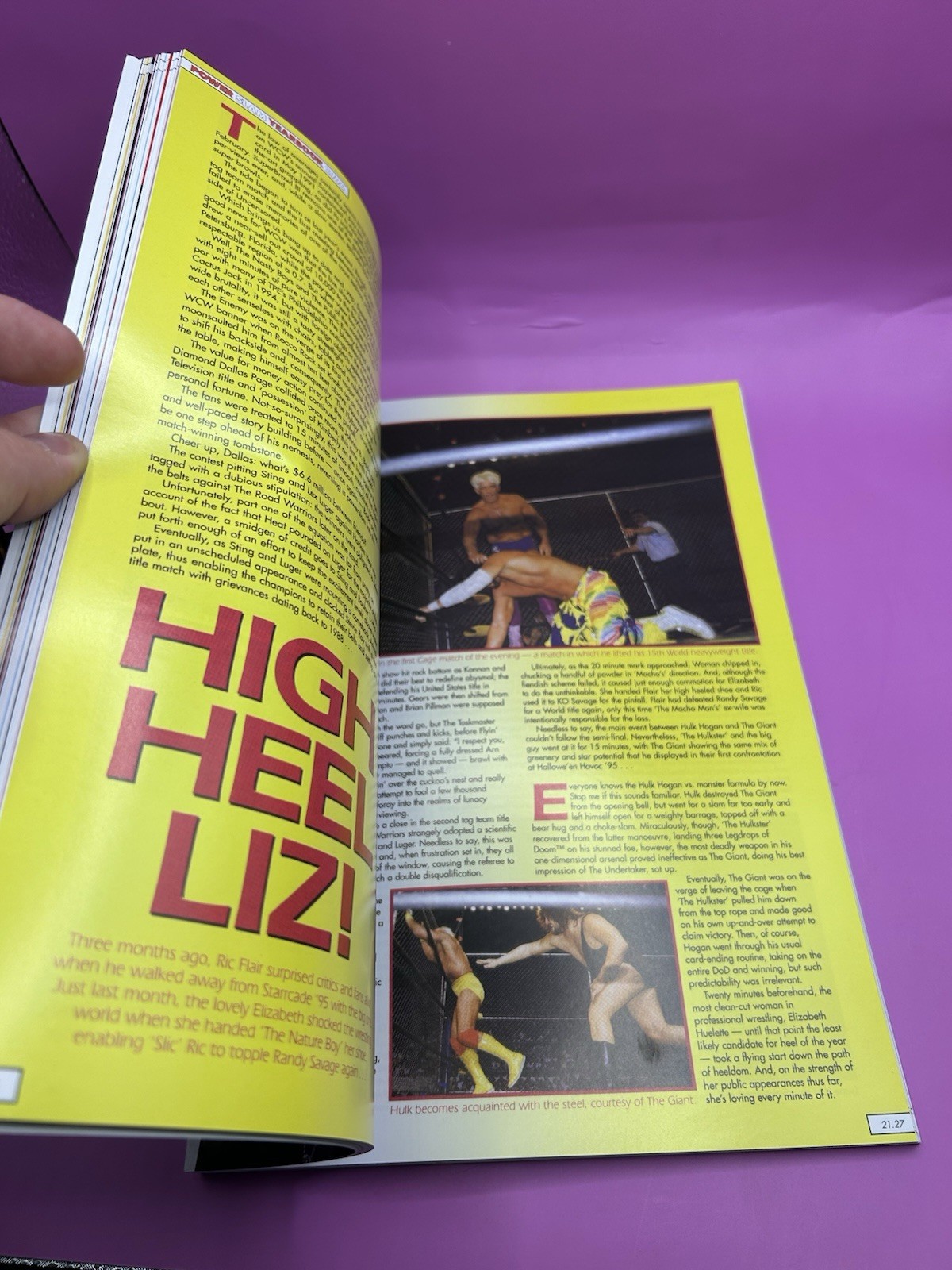Rare Power Slam Magazine – The 1996 Yearbook, Wrestling Coverage Brian Pillman