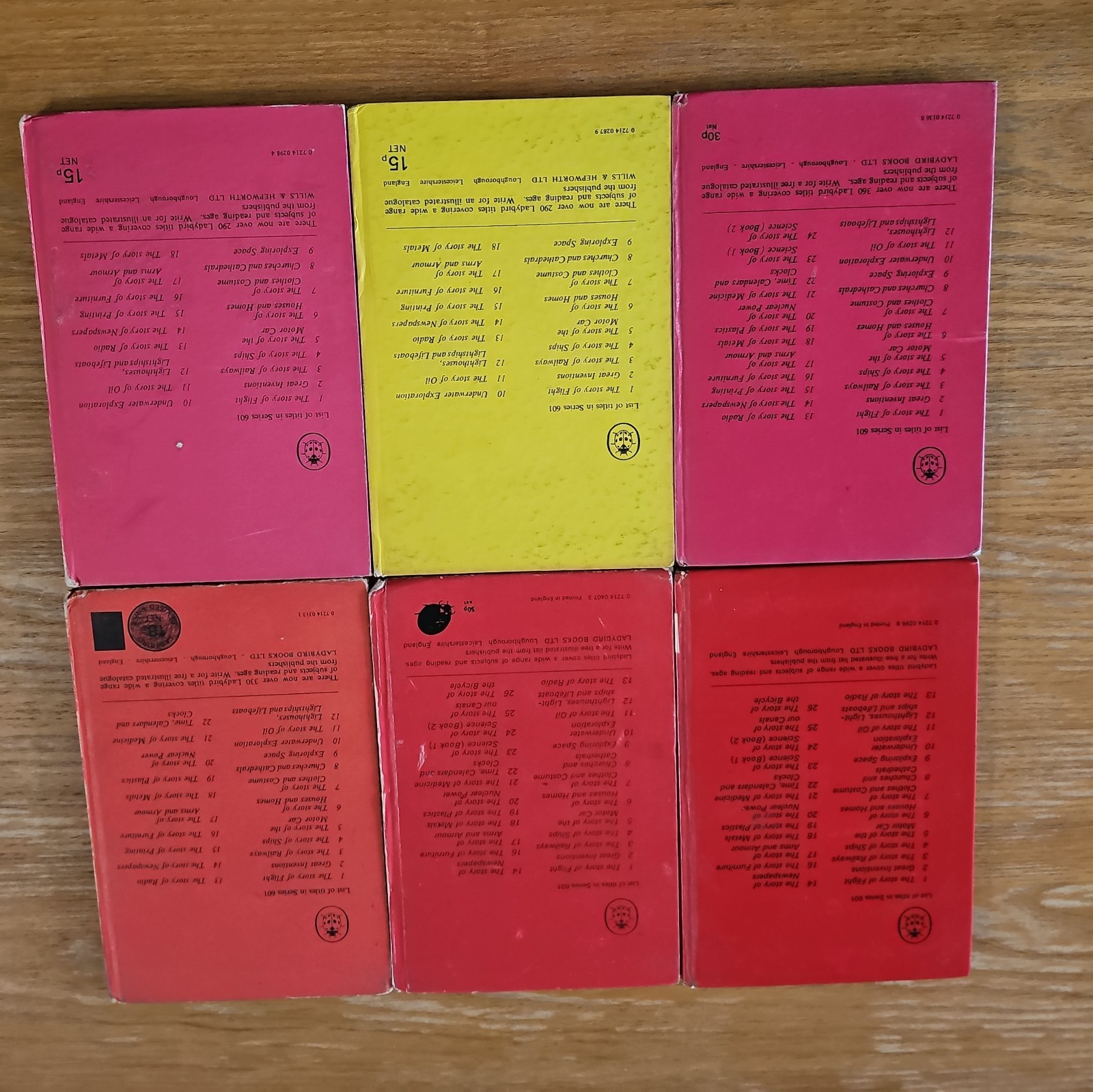 18 Ladybird Books The Story Of Railways, ships, Flight,canals Series 601 584 C2