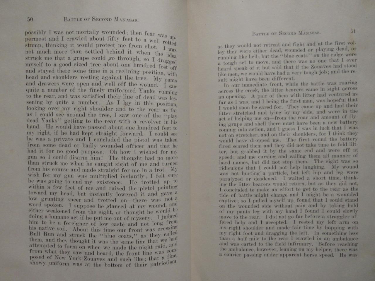 REBEL PRIVATE FRONT AND REAR – CONFEDERATE 8th TEXAS CAVALRY – FIRST EDITION