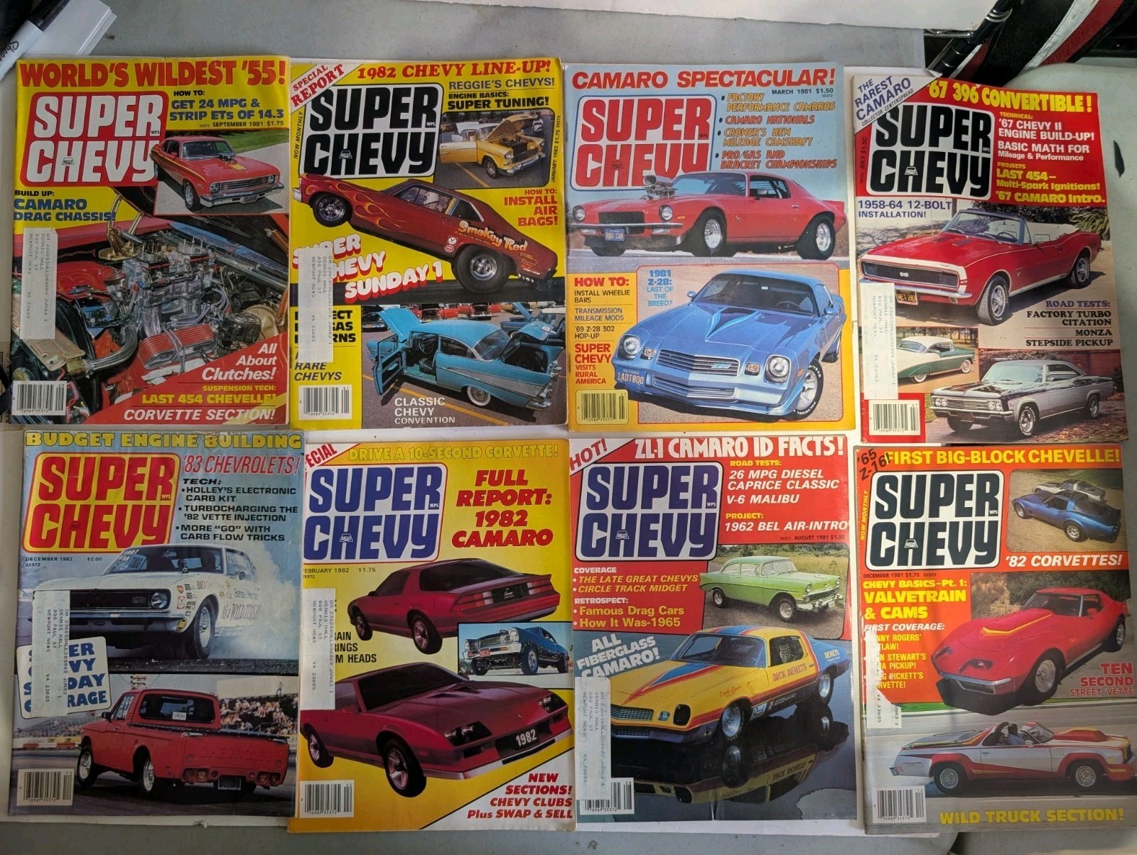 Lot of 75+ Super Chevy Super Sport Hot Rod Hot Rodding Magazine 1970s-2000s Vtg
