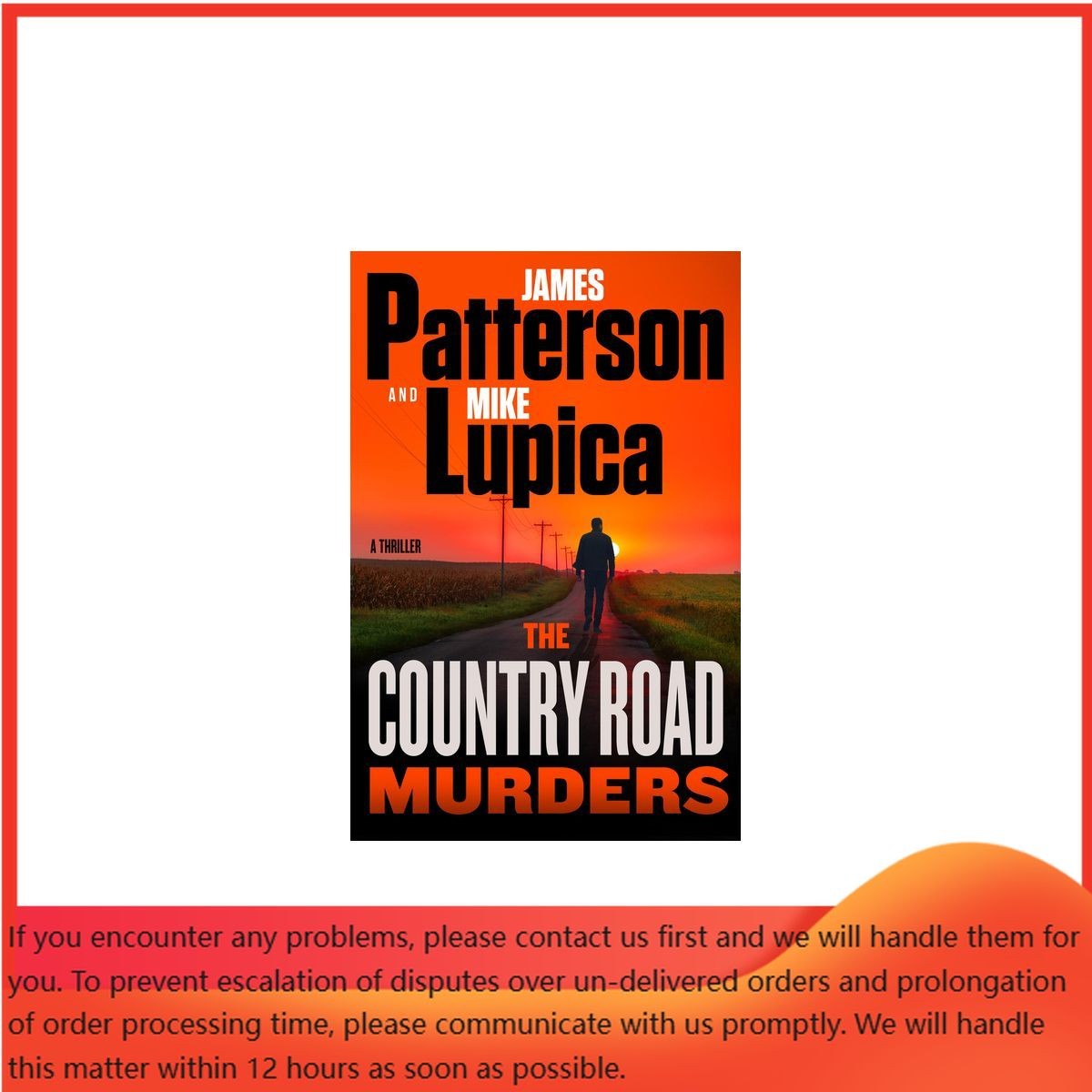 The Country Road Murders – by James Patterson & Mike Lupica (Hardcover)
