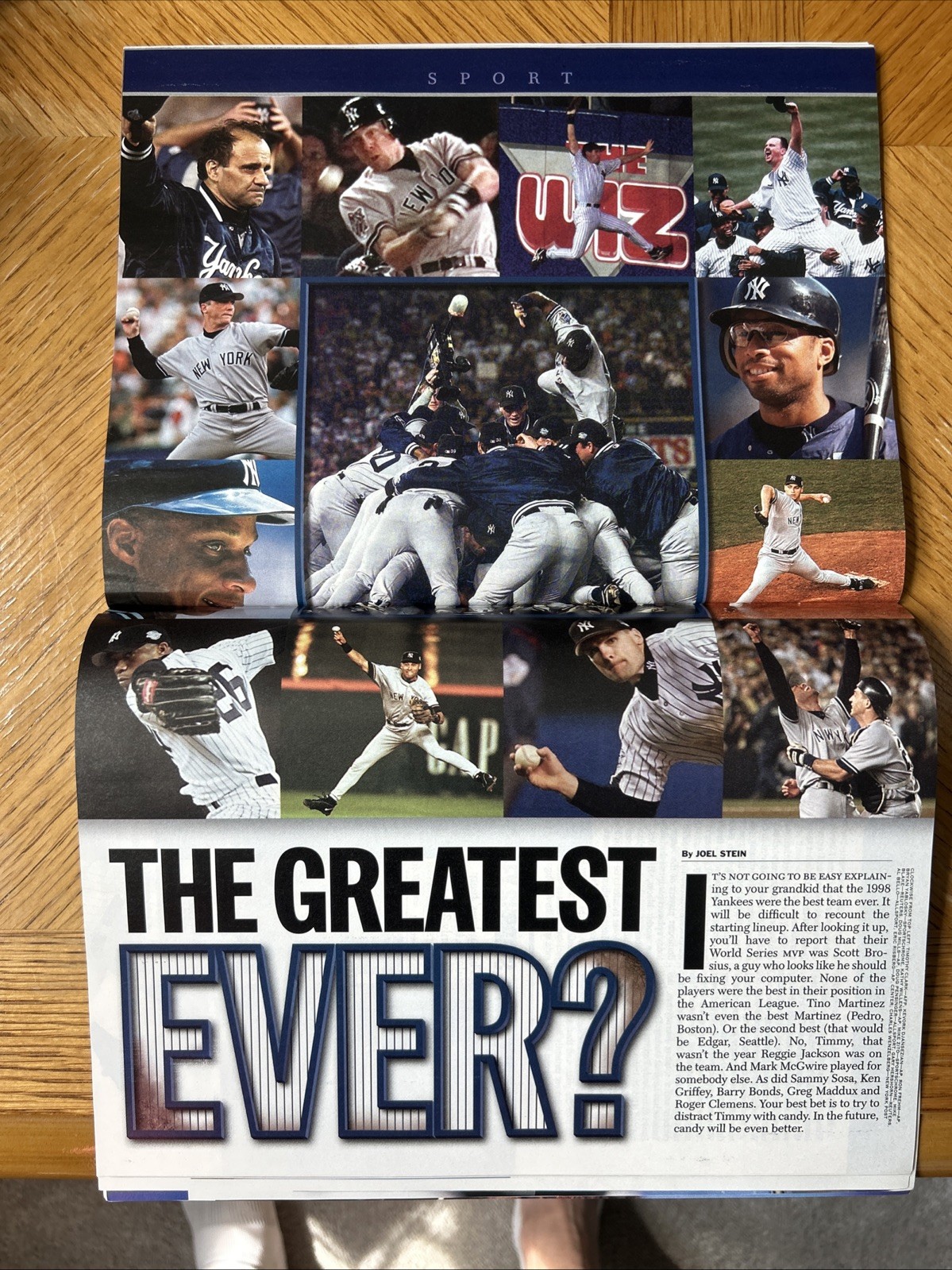 1998 Time Magazine Nov 2 The Best Team Ever Newsstand High Grade