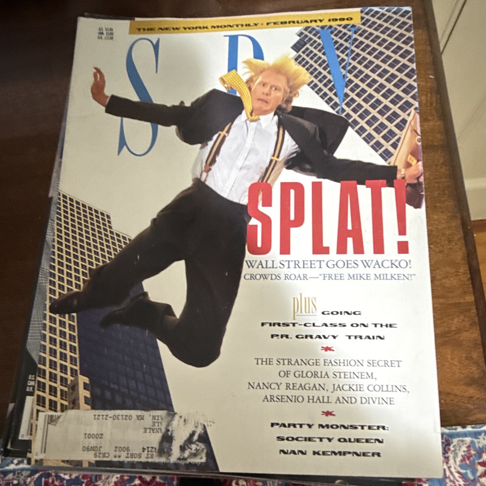 SPY Magazine Feb/May/Jun/Jul/Aug 1990 English Illustrated Monthly NY Monthly