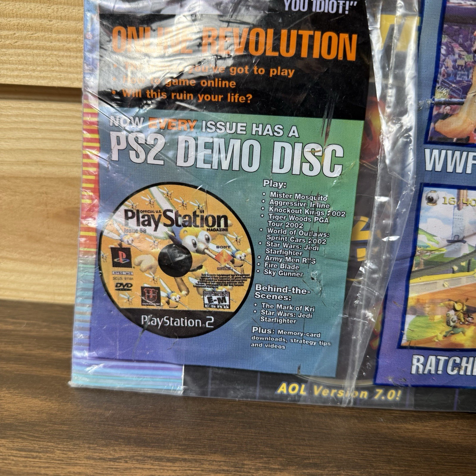 SEALED Official Playstation Magazine Jul 2002 Issue #58 w/ Demo Disc