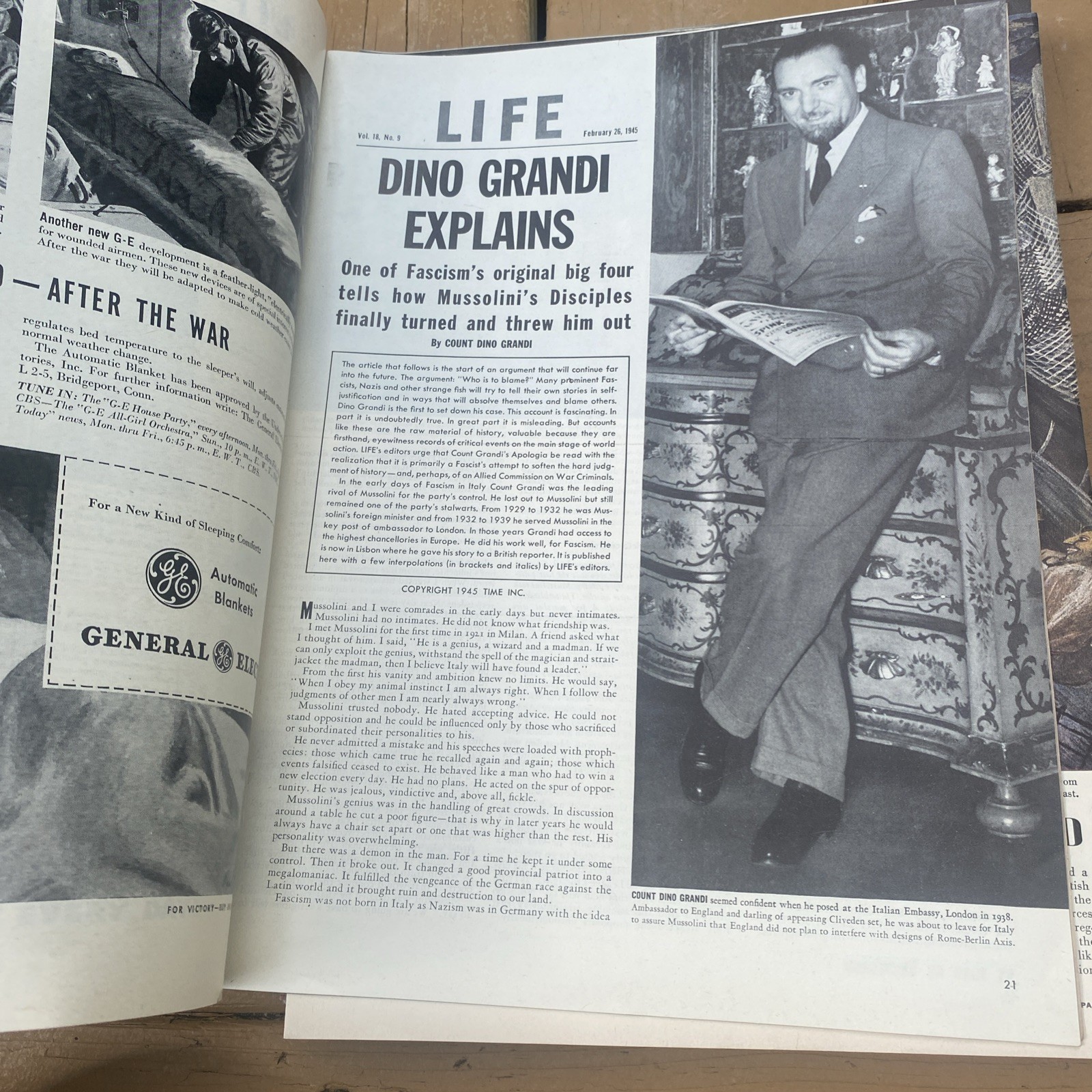Life Magazine:  Random Lot of 7 Magazines from 30-40-1950s Sale!