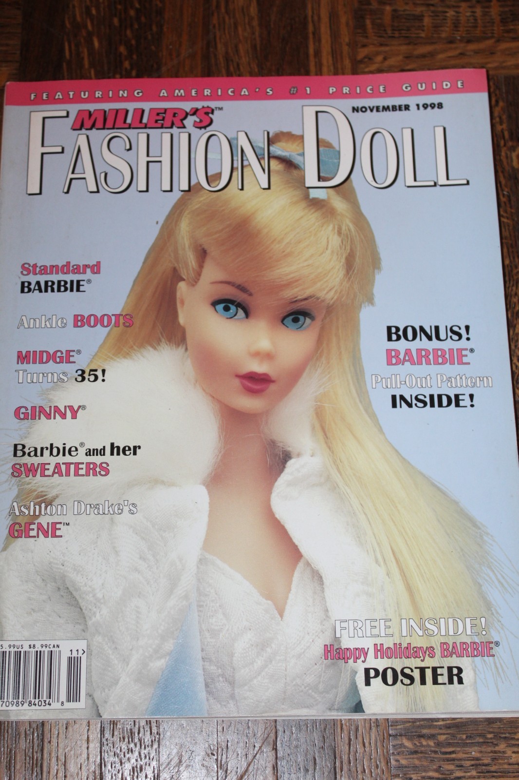 Miller’s Fashion Doll Magazines Jul Nov 1998, Jan May Sept 1999, Jan 2000