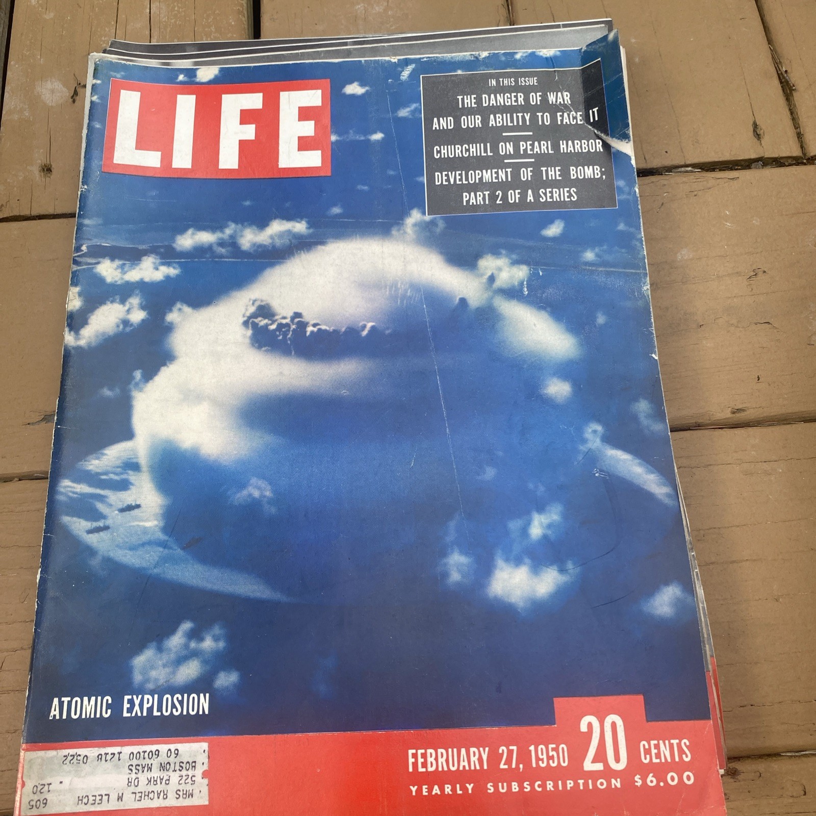 Life Magazine:  Random Lot of 7 Magazines from 30-40-1950s Sale!
