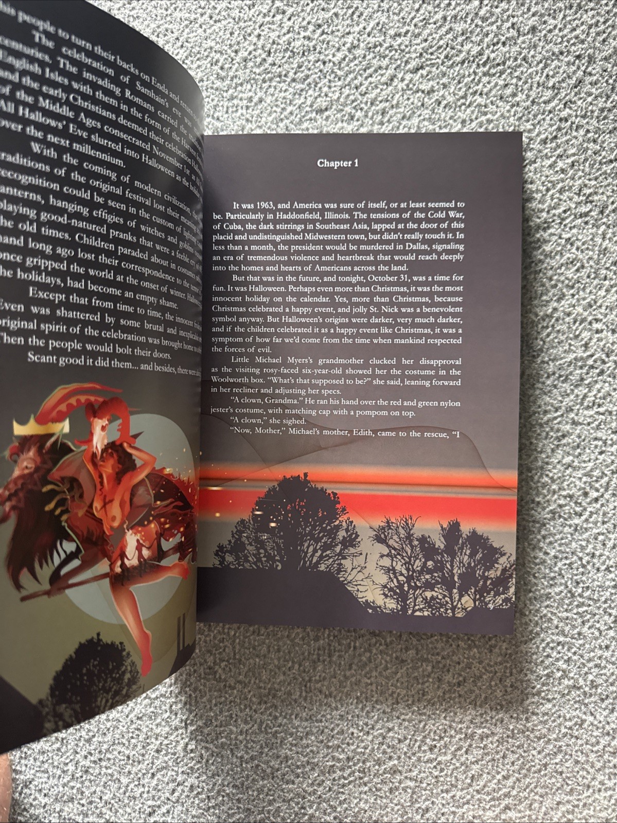 HALLOWEEN ILLUSTRATED Curtis Richards 2023 HC Printed In Blood