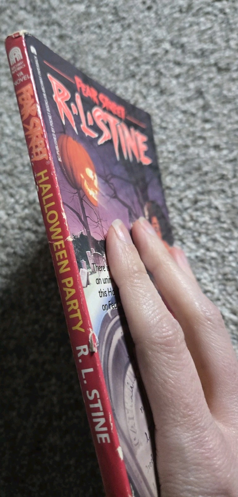 RL Stine Fear Street Halloween Party Vintage Ya book Horror Series 90s 1st Ed