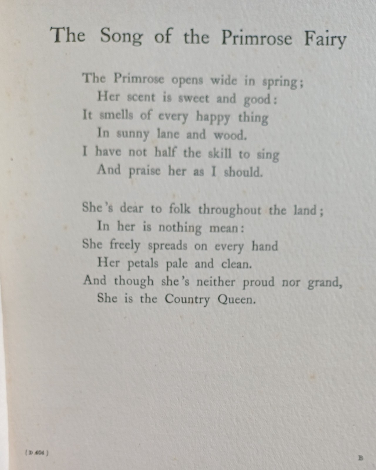 1st ed C1924 Cicely Mary Barker Flower fairies of the Spring music Tipped In