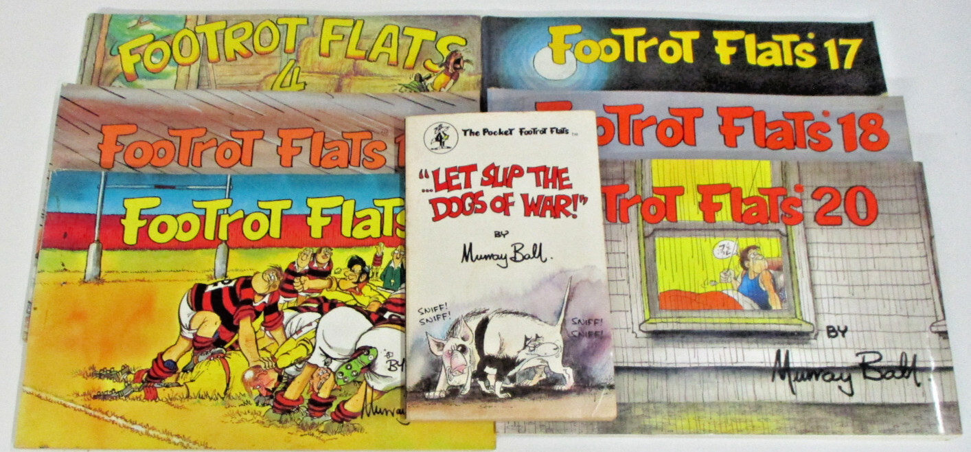 7 x Footrot Flats Bulk Lot – Let Slip The Dogs of War + Between 4 & 20