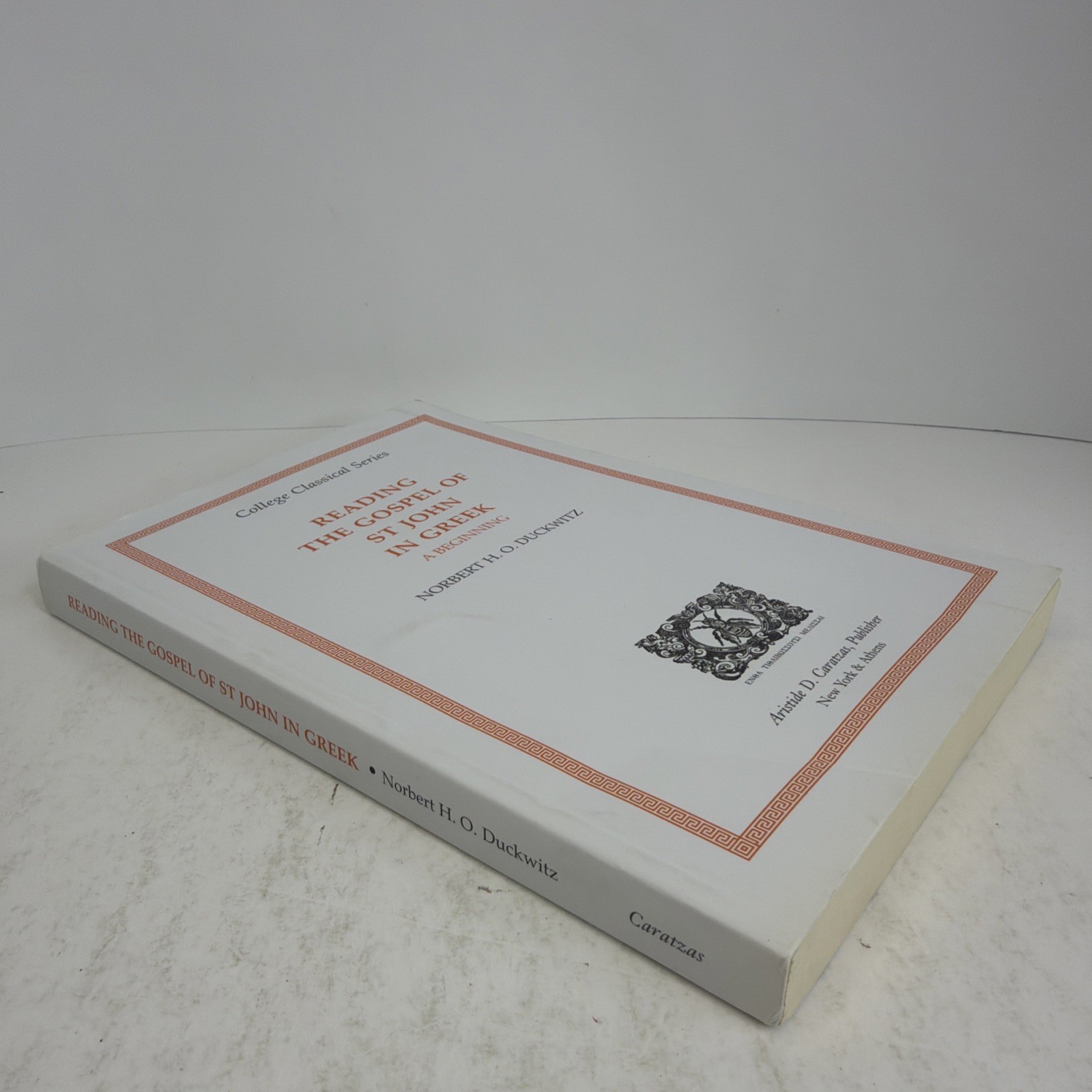 College Classical Series – Reading the Gospel of St. John in Greek Signed PB