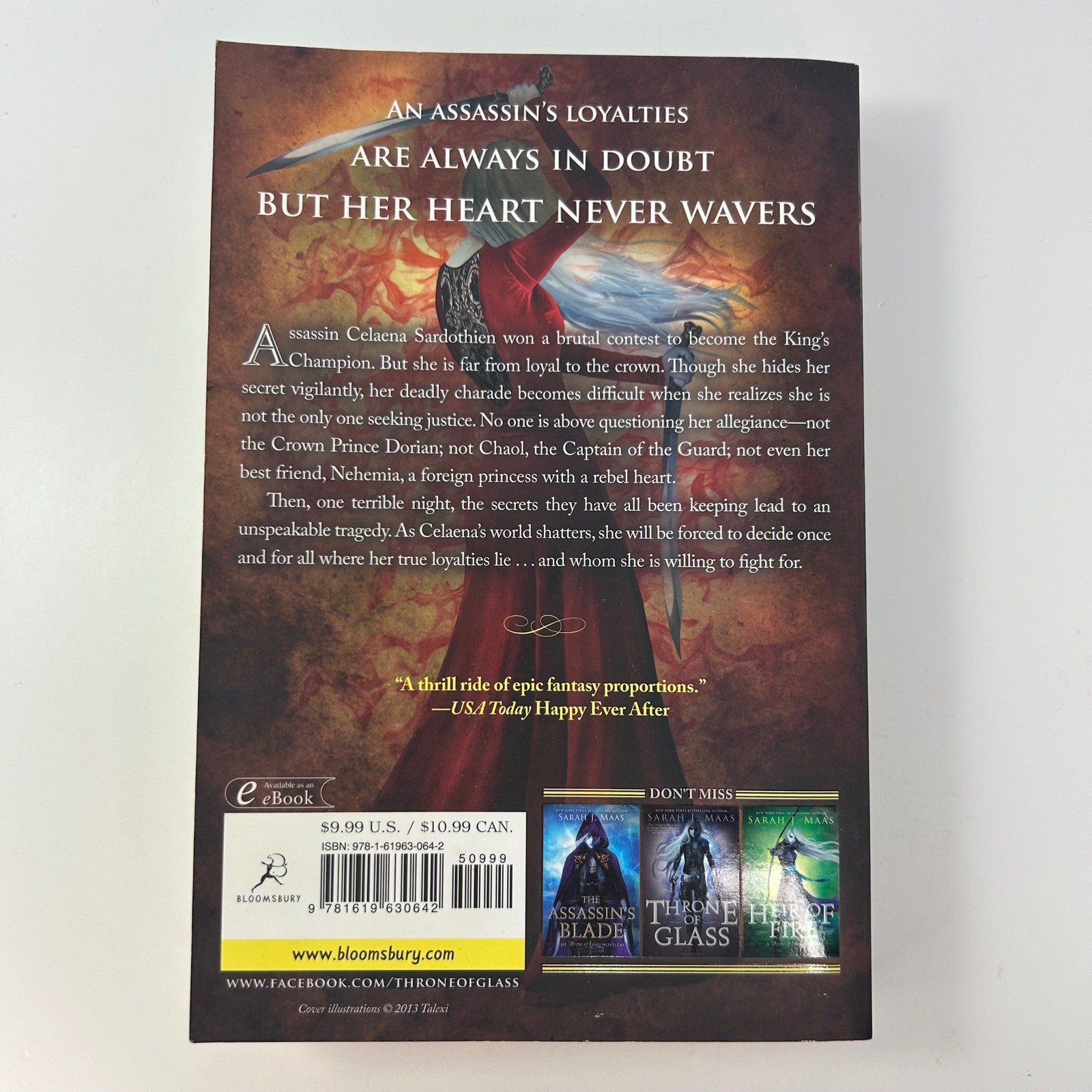 Crown of Midnight 1st Print Paperback by Sarah J. Maas Throne of Glass