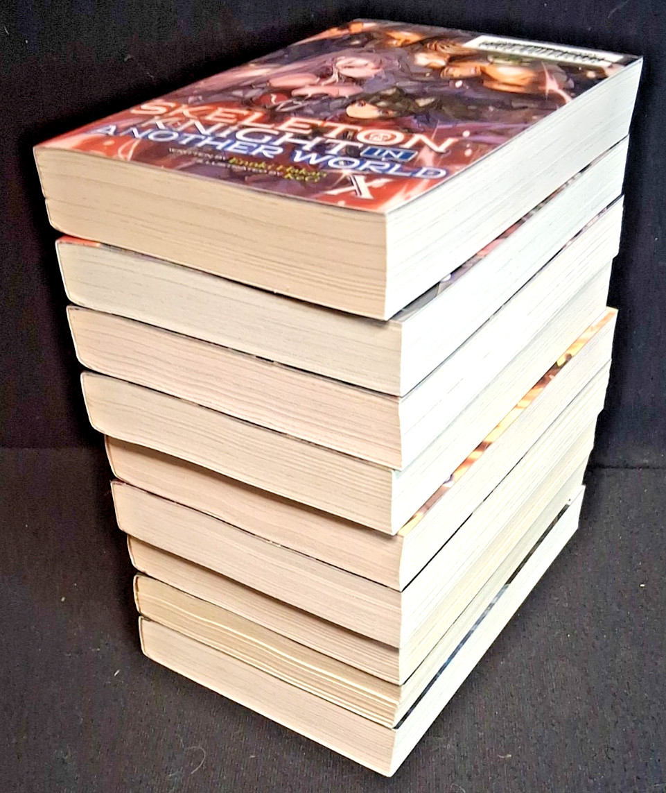 Skeleton Knight in Another World Light Novels Volumes 2-10~English~Ex-Lib~MAPL