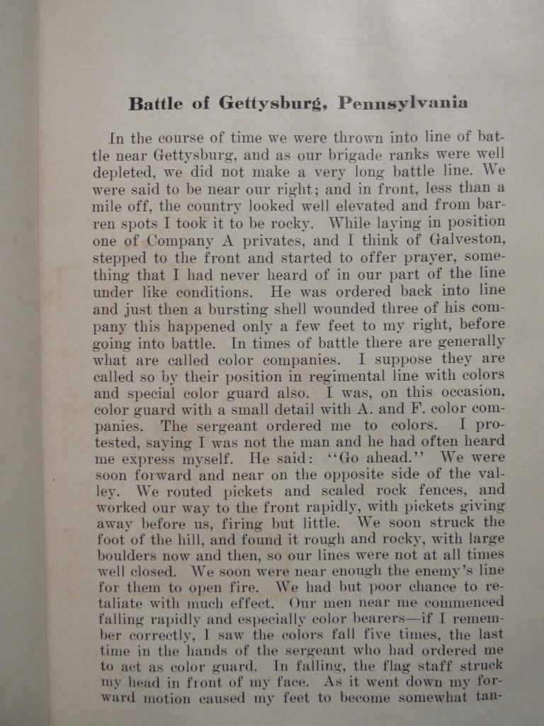 REBEL PRIVATE FRONT AND REAR – CONFEDERATE 8th TEXAS CAVALRY – FIRST EDITION