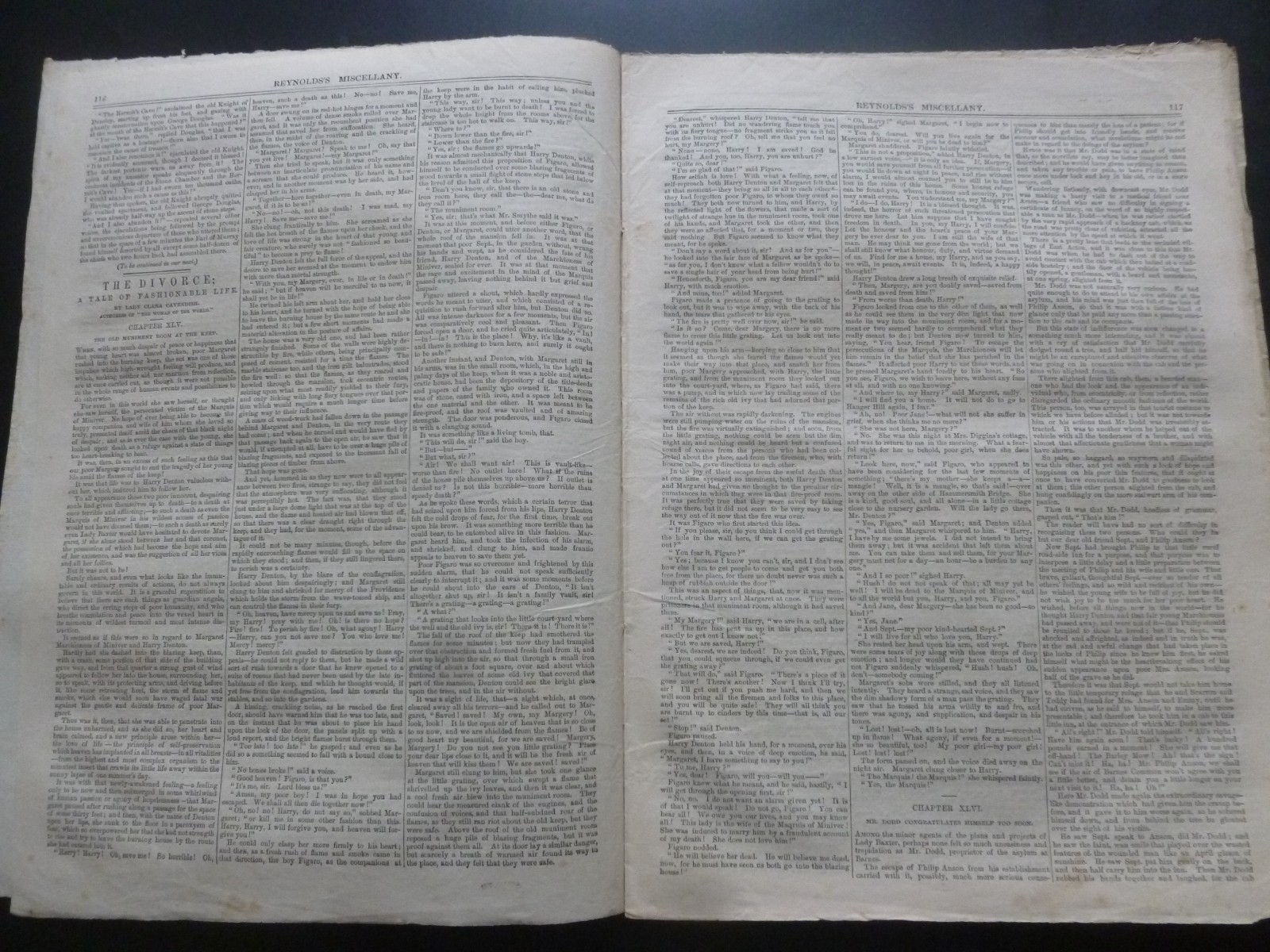Anonymously Edited – REYNOLD’S MISCELLANY No. 584, August 26, 1859 – Story Paper