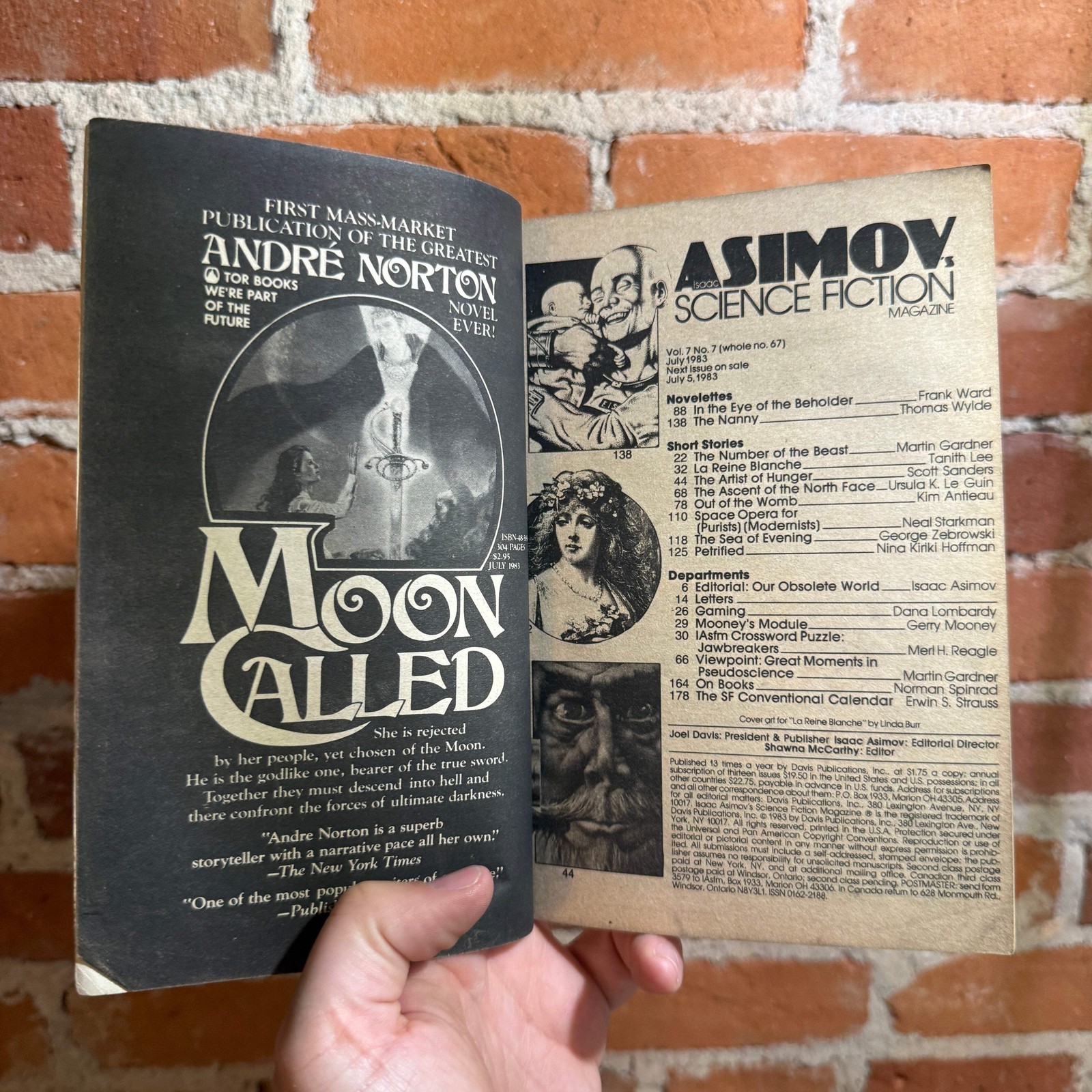 La Reine Blanche – Tanith Lee / Le Guin Story – Asimov Science Fiction July 1983