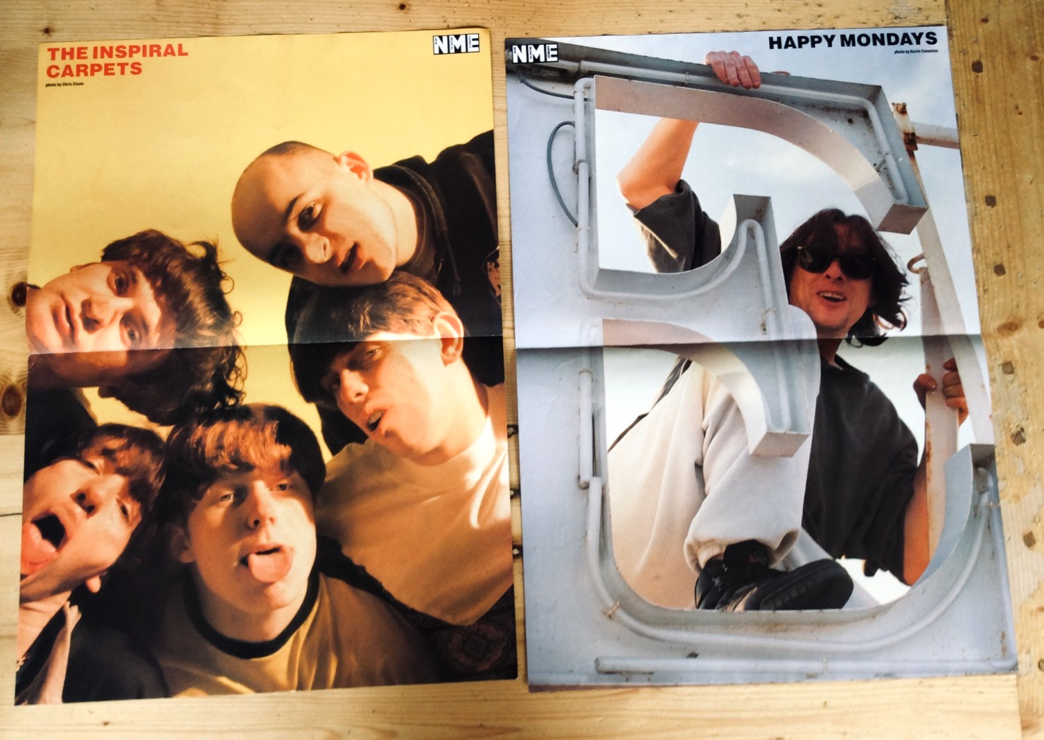 NME. New Musical Express Magazines. June 1990. Five issues. Two with Posters.