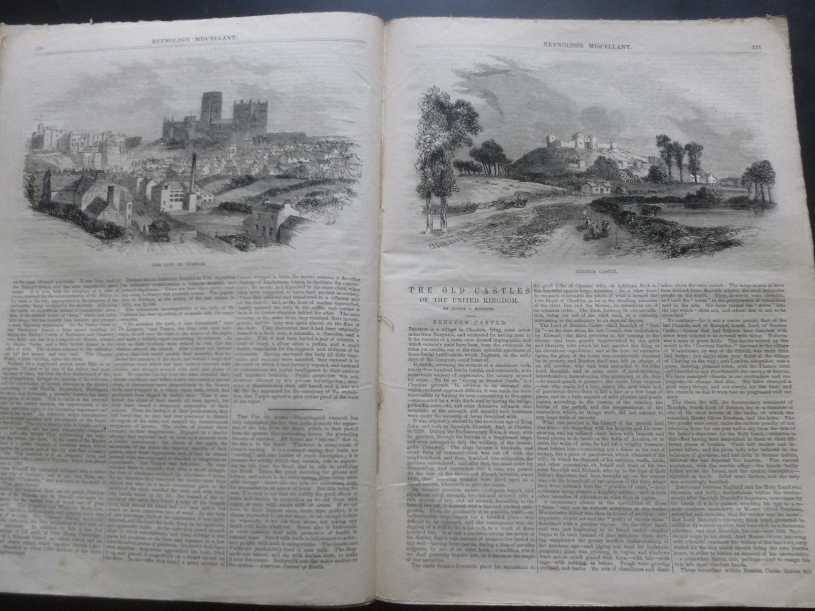Anonymously Edited – REYNOLD’S MISCELLANY No. 584, August 26, 1859 – Story Paper