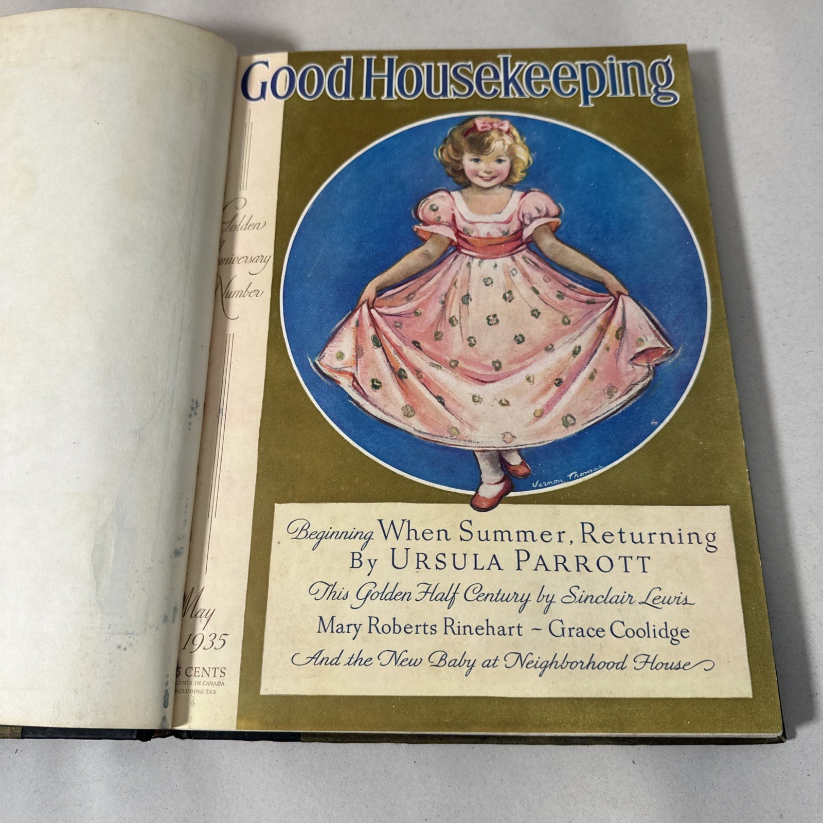 Good Housekeeping Golden Anniversary May 1935 Edition Bound Book Rare 1885 1935
