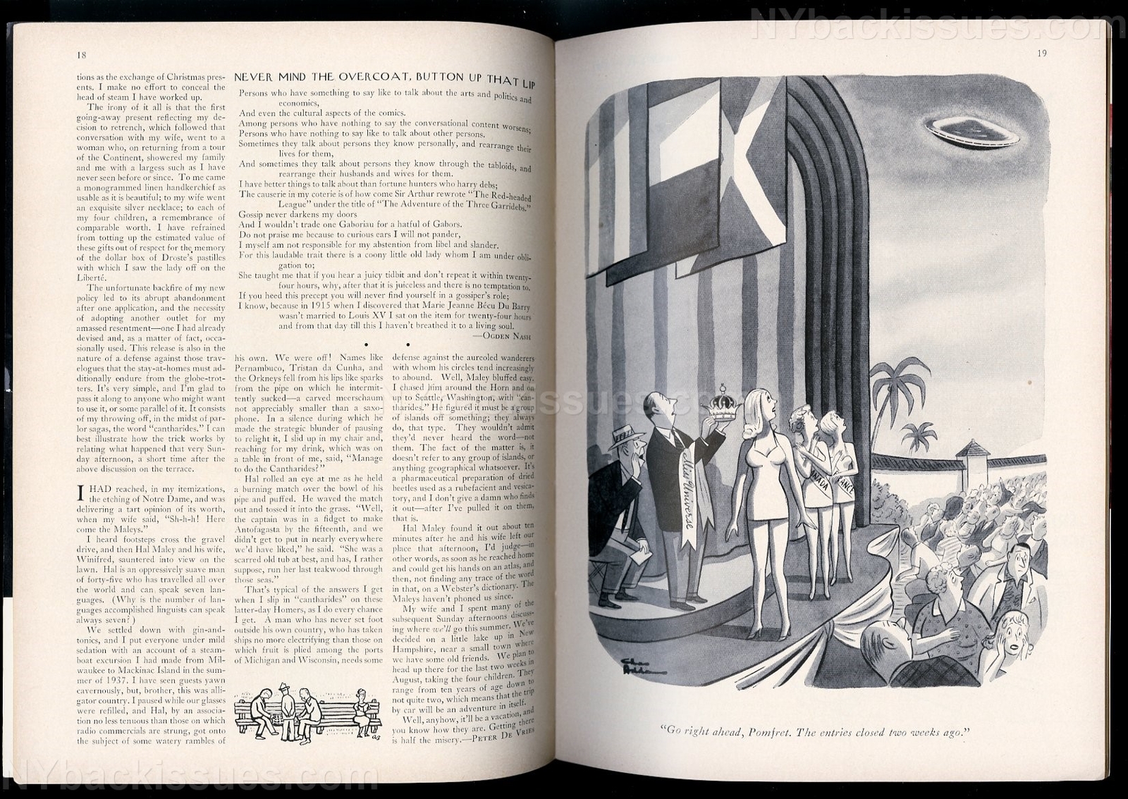 New Yorker magazine July 24 1954 Laura Enrico Fermi Manhattan Project