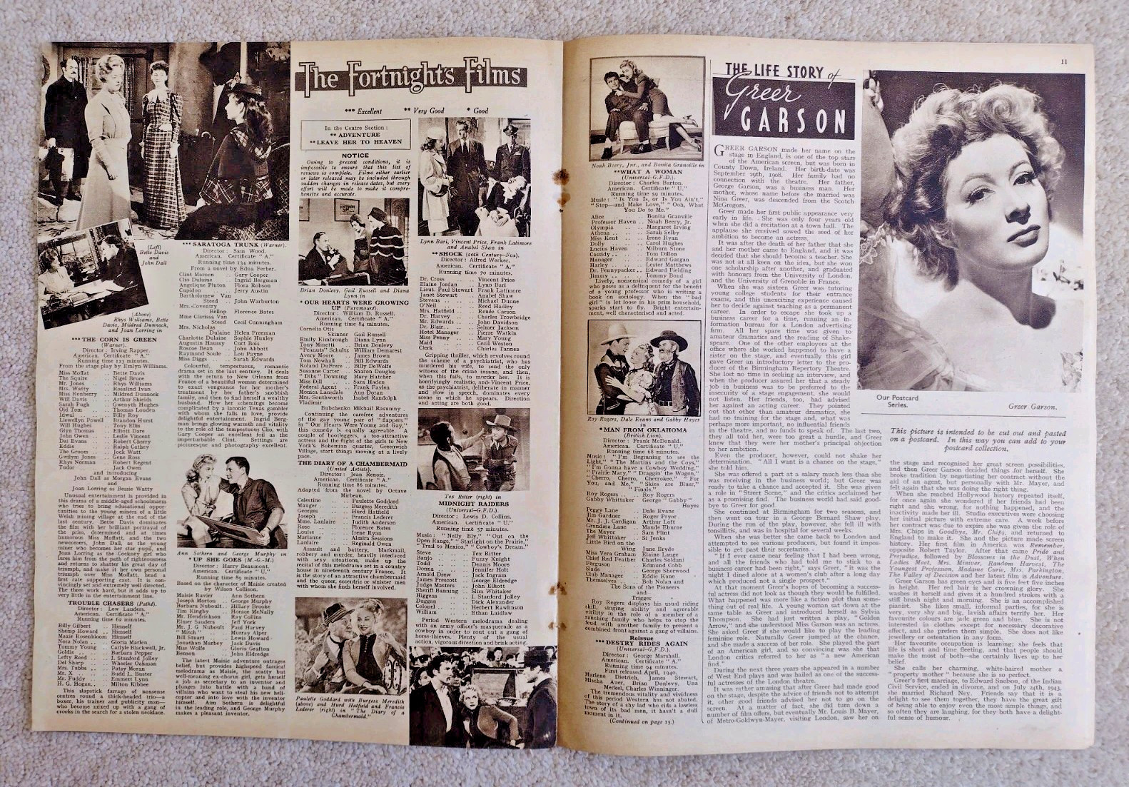 Picture Show magazine x11 1946 issues Garland Sinatra Bergman Cooper +++