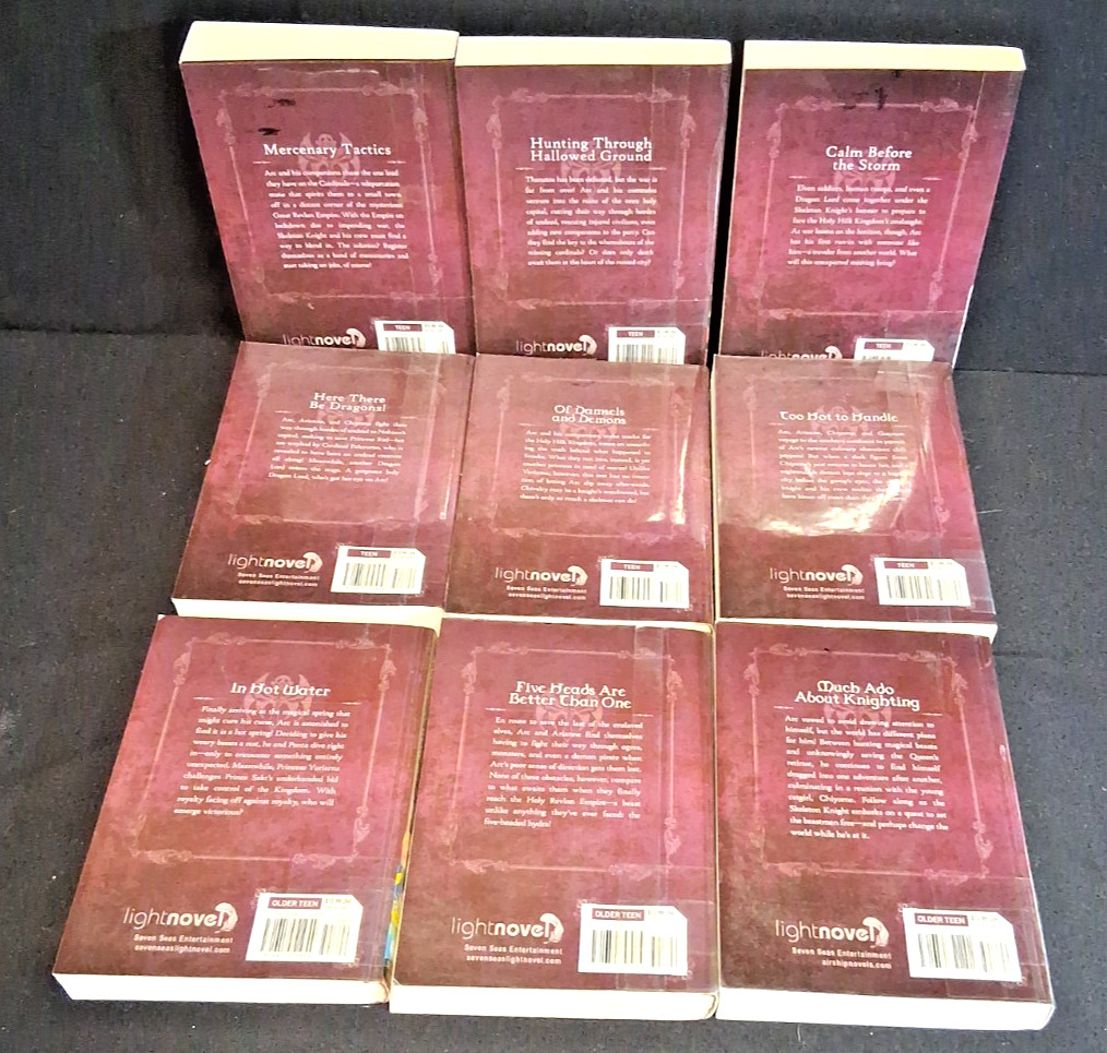 Skeleton Knight in Another World Light Novels Volumes 2-10~English~Ex-Lib~MAPL