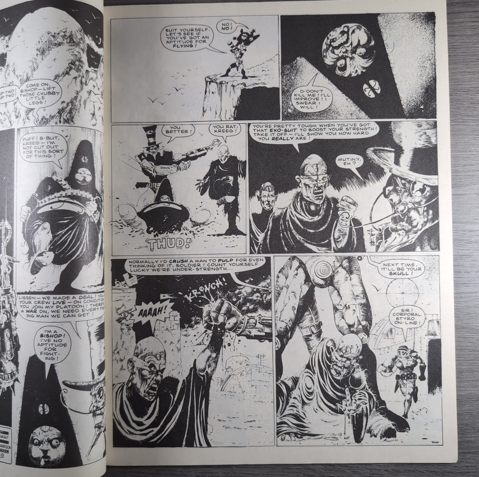 2000AD Prog 584 Featuring Judge Dredd 23rd July 1988 Vintage Comic