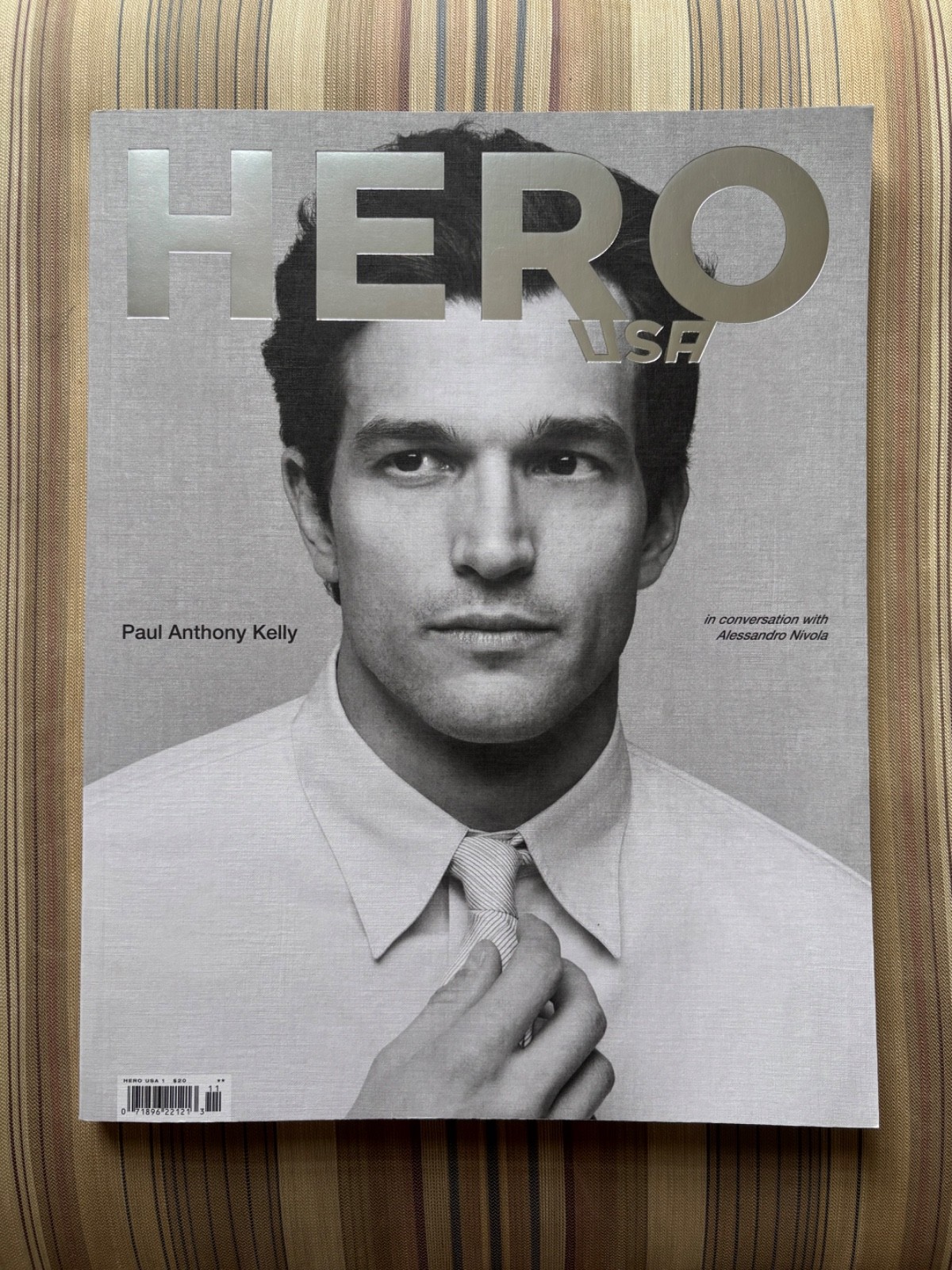 New HERO Men’s MAGAZINE USA Edition DNA Paul Anthony Kelly WONDERLAND Hudson YSL