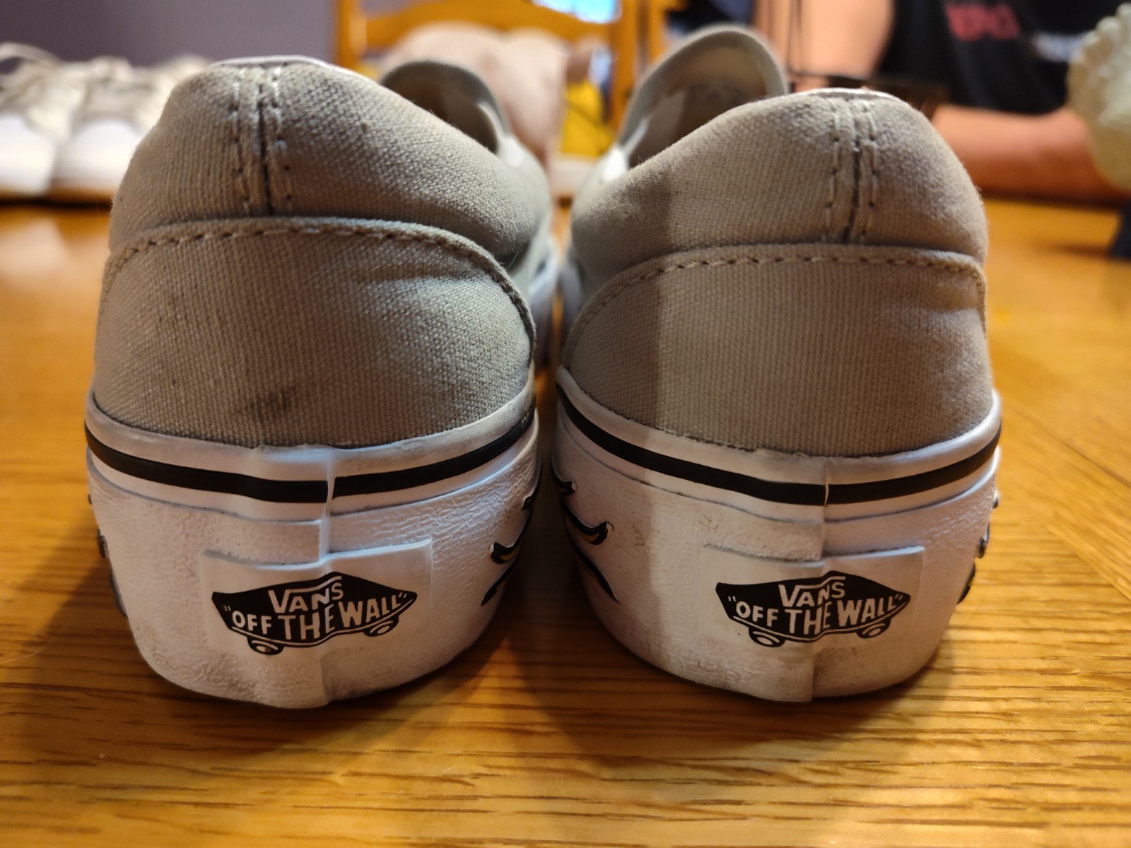 Vans Unisex Sidewall Flame Slip-On Platform Sneaker Size M5.5/W7.0