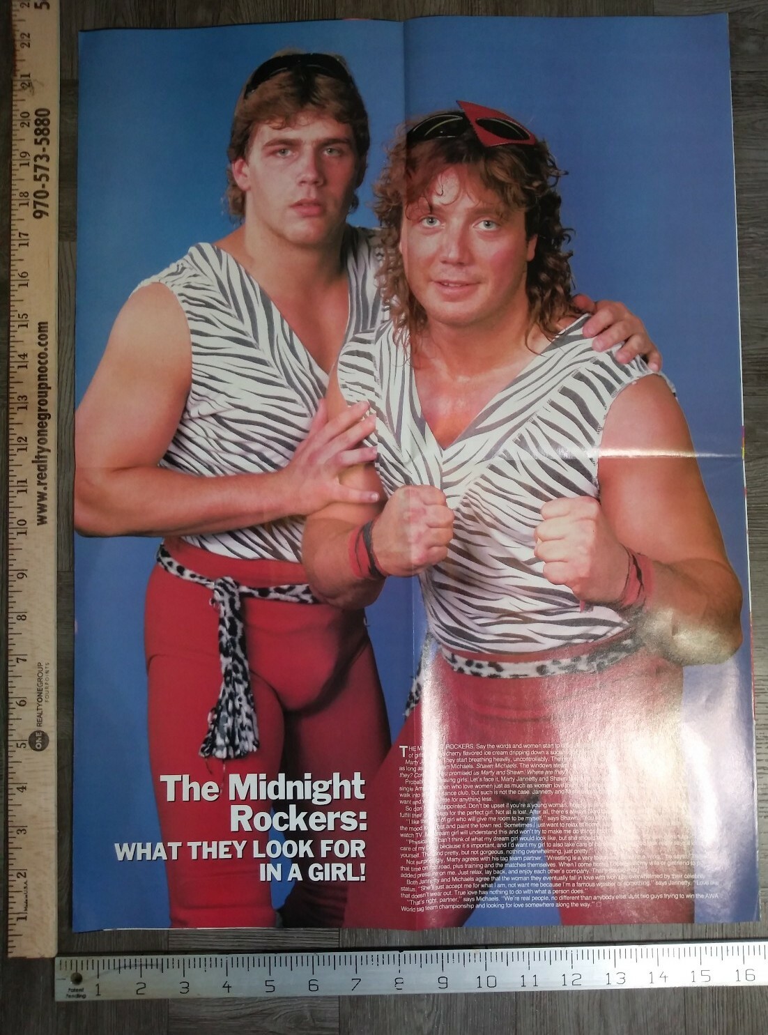 Pro Wrestling Illustrated Super Color #8 22×32 Hulk Hogan Paul Orndorff Poster