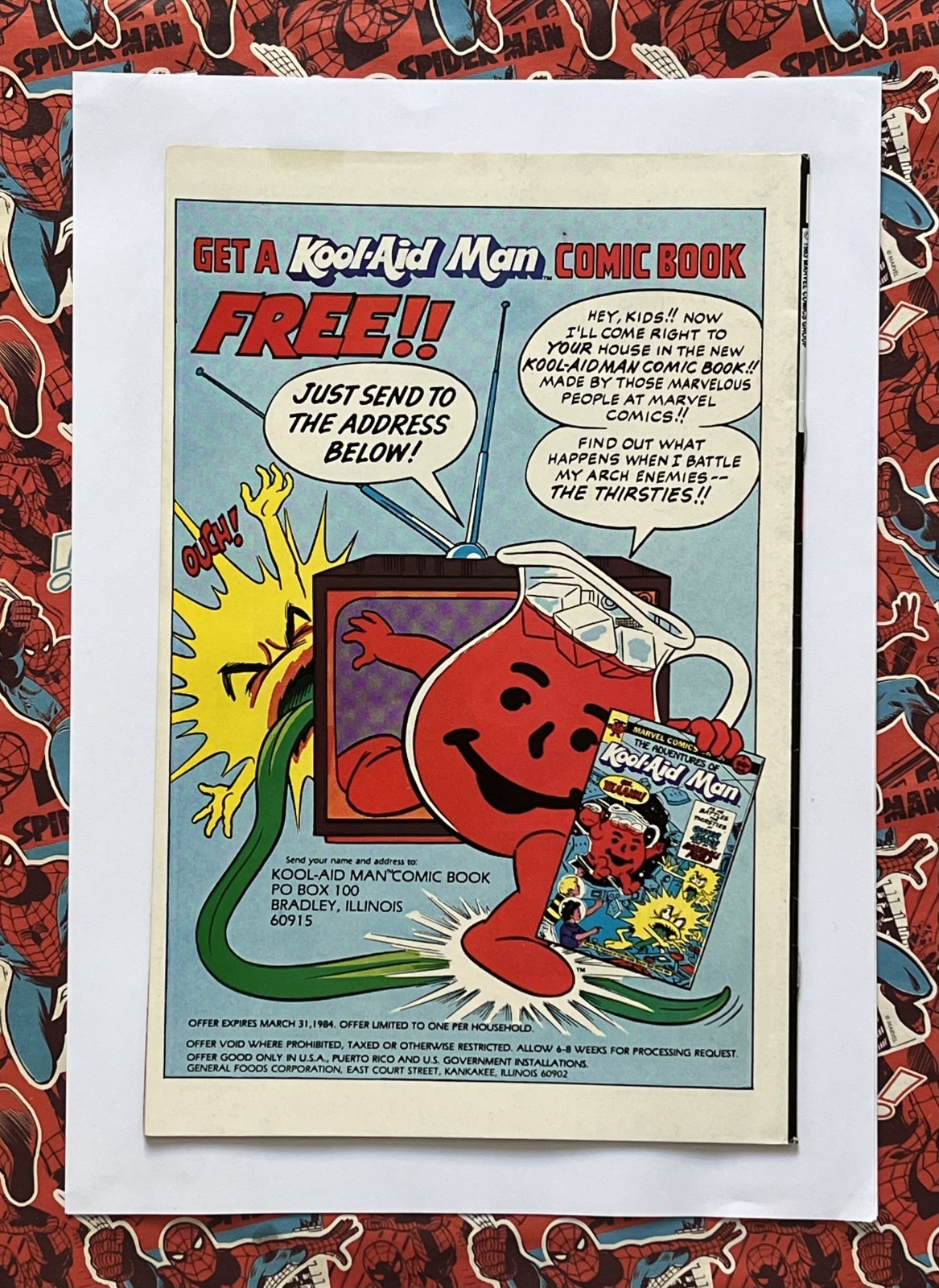 AMAZING SPIDER-MAN #242 – JUL 1983 – BLACK CAT APPEARANCE! – FN/VFN (7.0) CENTS!