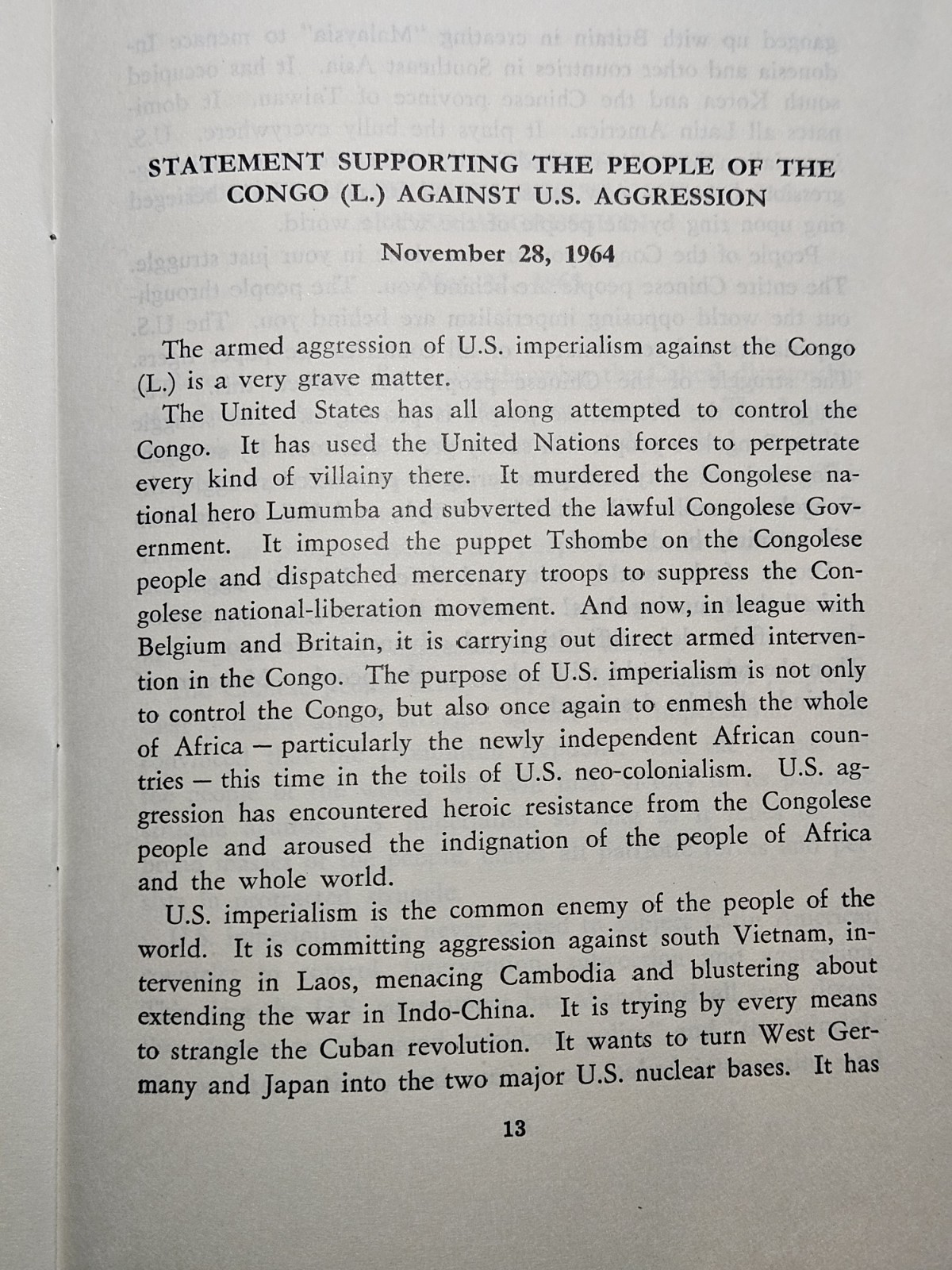 Three (3) Books By MAO TSE-TUNG Printed In 1960s Supporting Civil Rights In USA