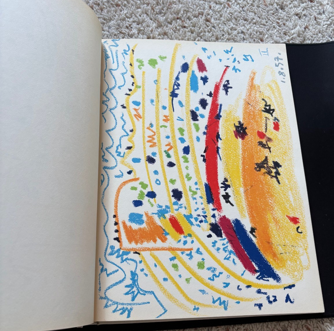 1961 Sketchbook PICASSO: Bulls and Bullfighters by Luis Miguel Dominguin 1st Ed.