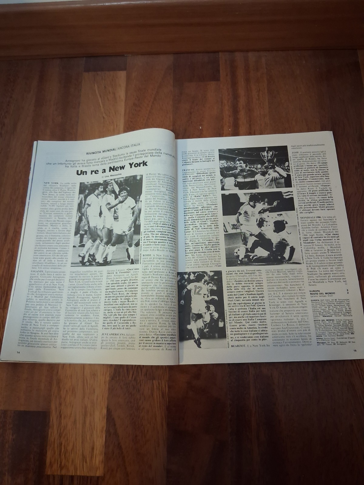 GUERIN SPORTIVO AUGUST 1982 SOCRATES, THE 1982-83 SERIE A + POSTER PASSARELLA!