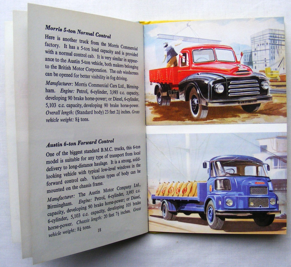 Ladybird Book – Commercial Vehicles-Recognition Series 584-Good/VGC +FREE COVER+