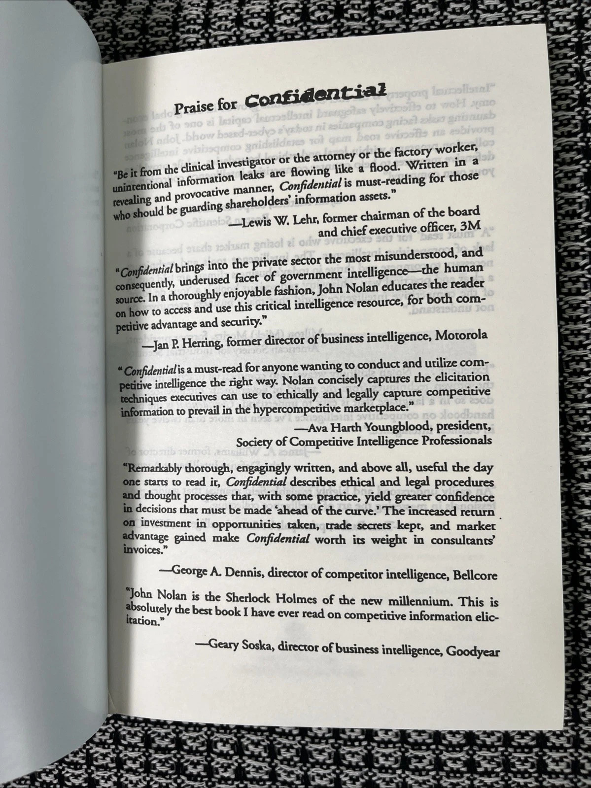 CONFIDENTIAL WRITTEN BY JOHN NOLAN BRAND NEW PAPERBACK FREE SHIPPING