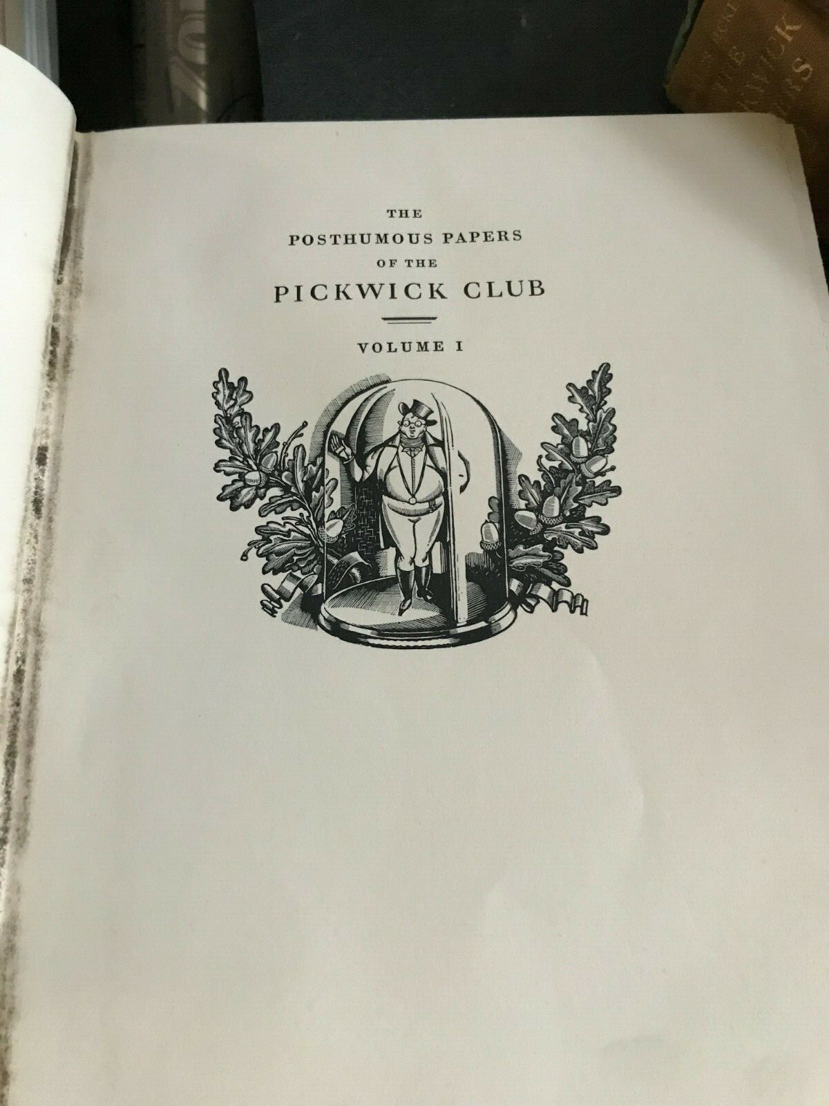 Dickens- Pickwick Papers Vol 1&2 1933 Limited Editions Club W/ Slip Case!!