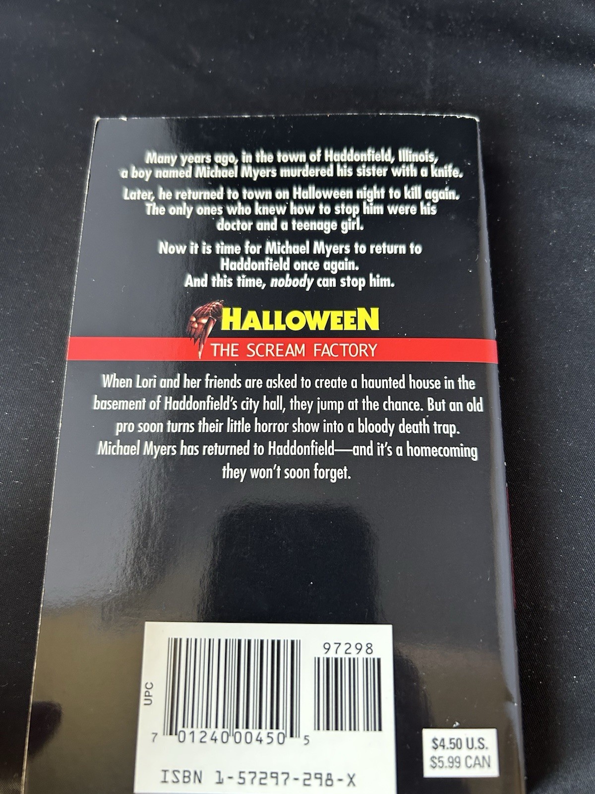 Halloween: The Scream Factory Paperback Michael Myers 1997 Young Adult Horror
