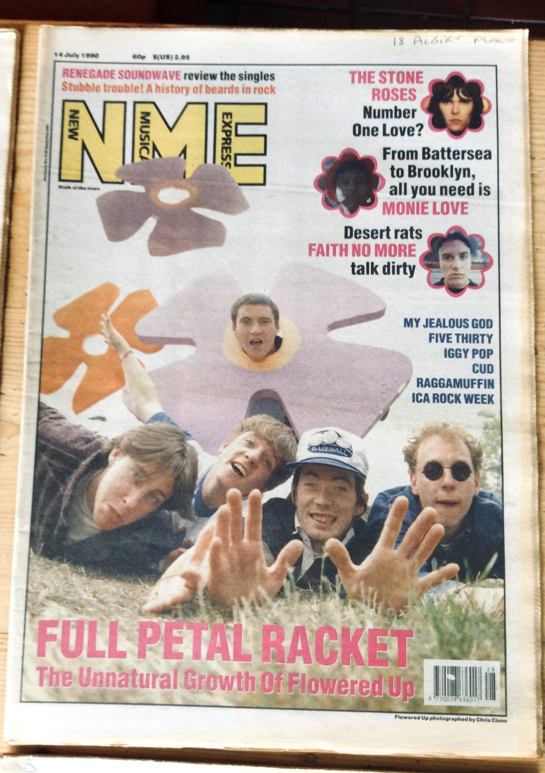 NME. New Musical Express Magazines. July 1990. Four issues. No Posters.