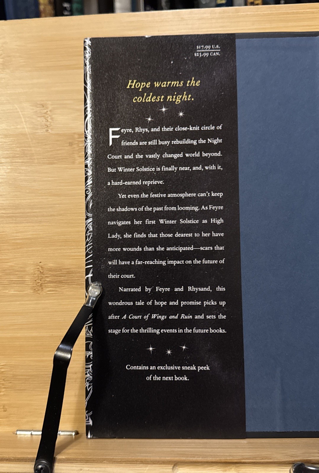 A Court of Frost and Starlight – Sarah J Maas (Hardcover) 1st/1st OOP Cover, VG+