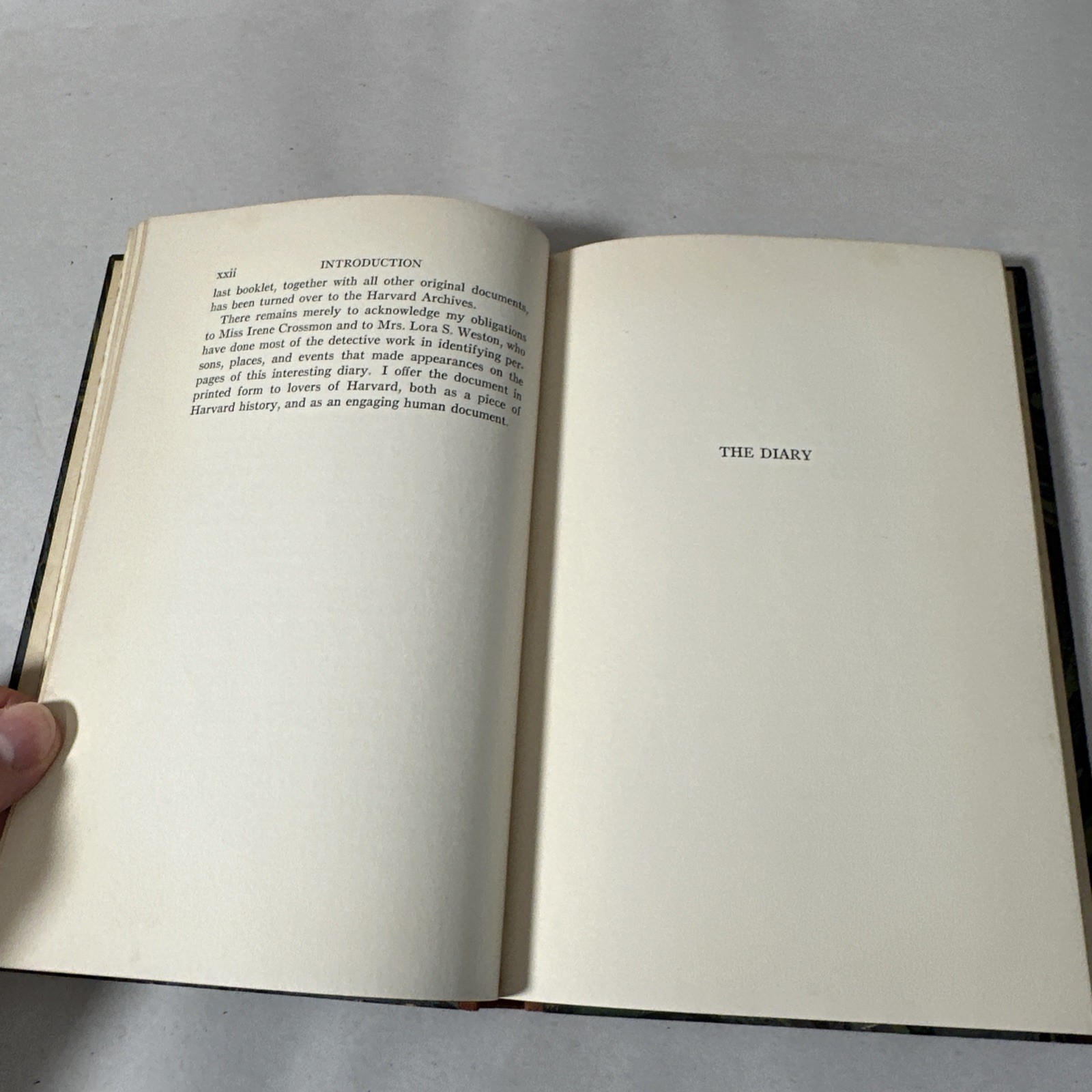 Charleston Goes to Harvard Diary Student of 1831 First Edition Book 1940 Scarce