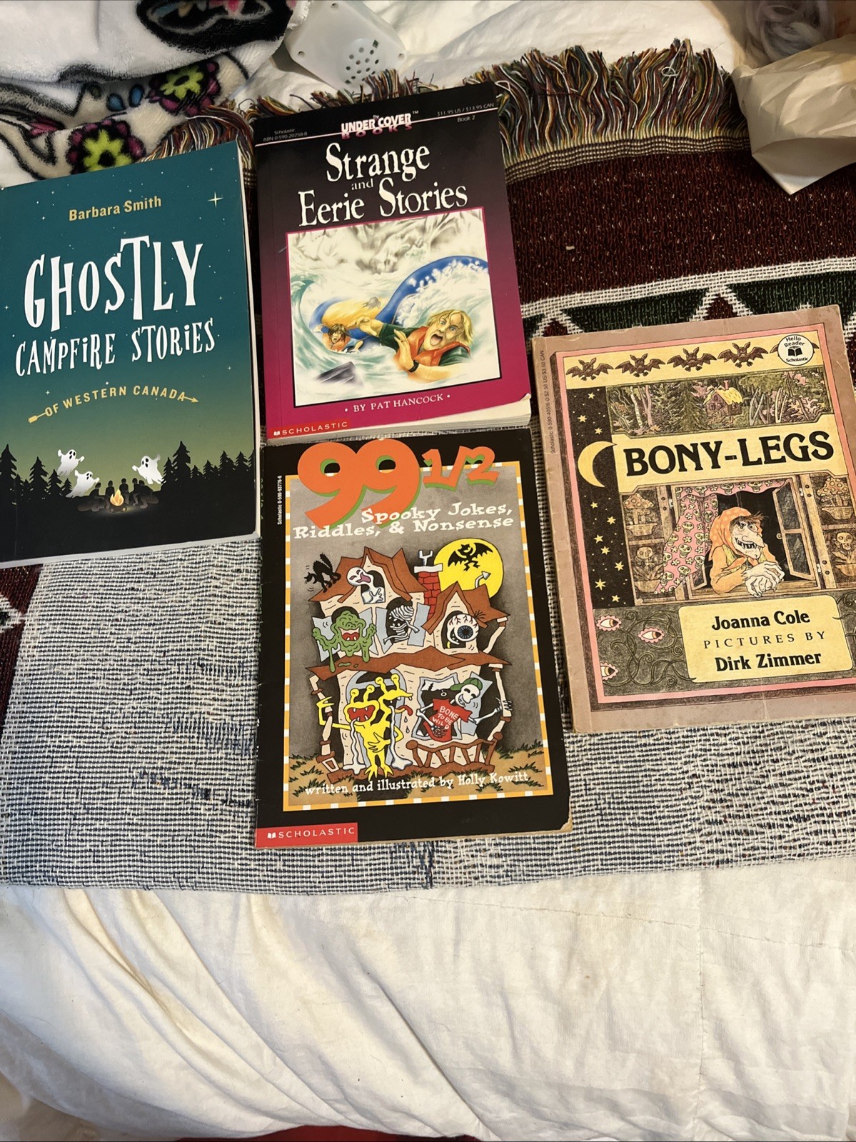 Children’s SCARY GHOST STORIES Lot Haunted Halloween Sleepover SLUMBER PARTY FUN
