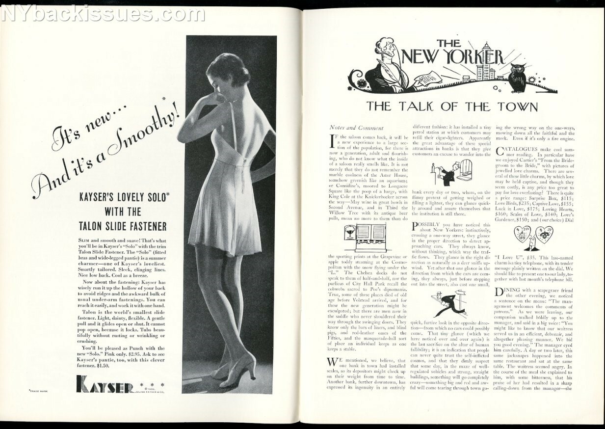 New Yorker magazine July 16 1932 Robert Benchley Alexander Woollcott VF