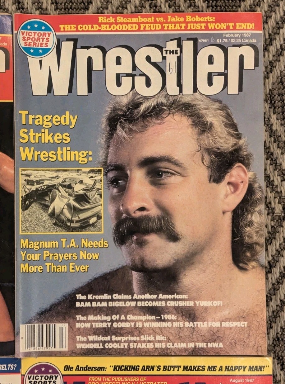 The Wrestler Vintage Pro Wrestling Magazines Lot of Ten – 1982/1986/1987