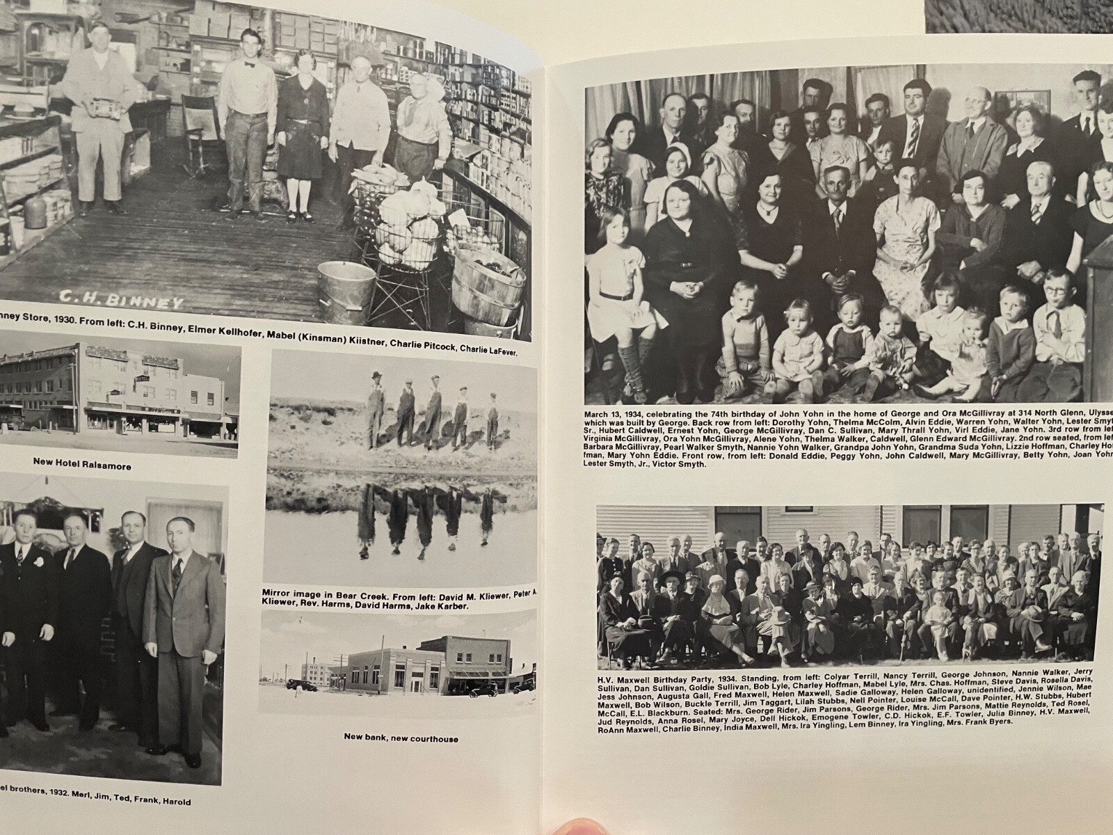 GRANT COUNTY KANSAS 1982 HUGE!! 584 PAGES! LOTS OLD PHOTOS NM